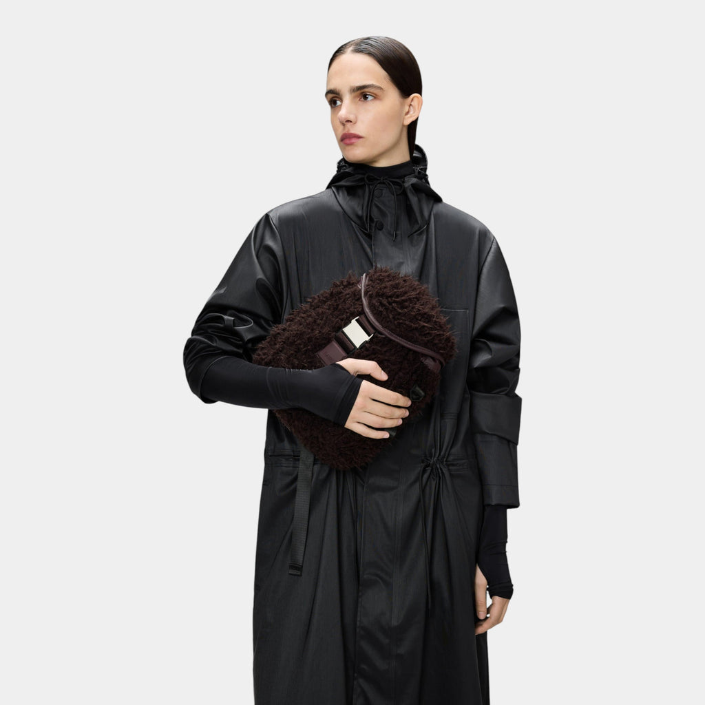 RAINS - Rains Zainetto in Pile Valera - Bordeaux/2 - Hubert Humangoods