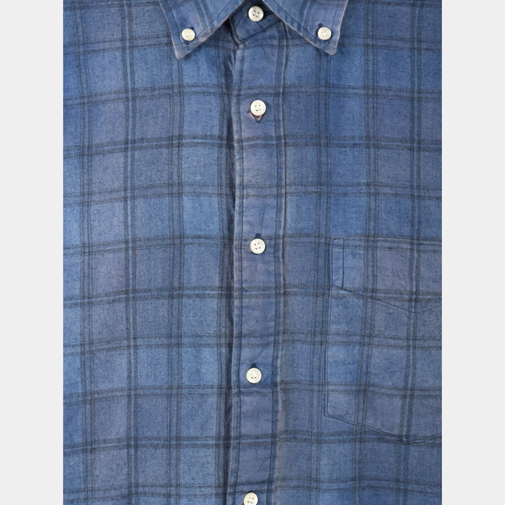 Aspesi Camicia a quadri in cotone - Avio