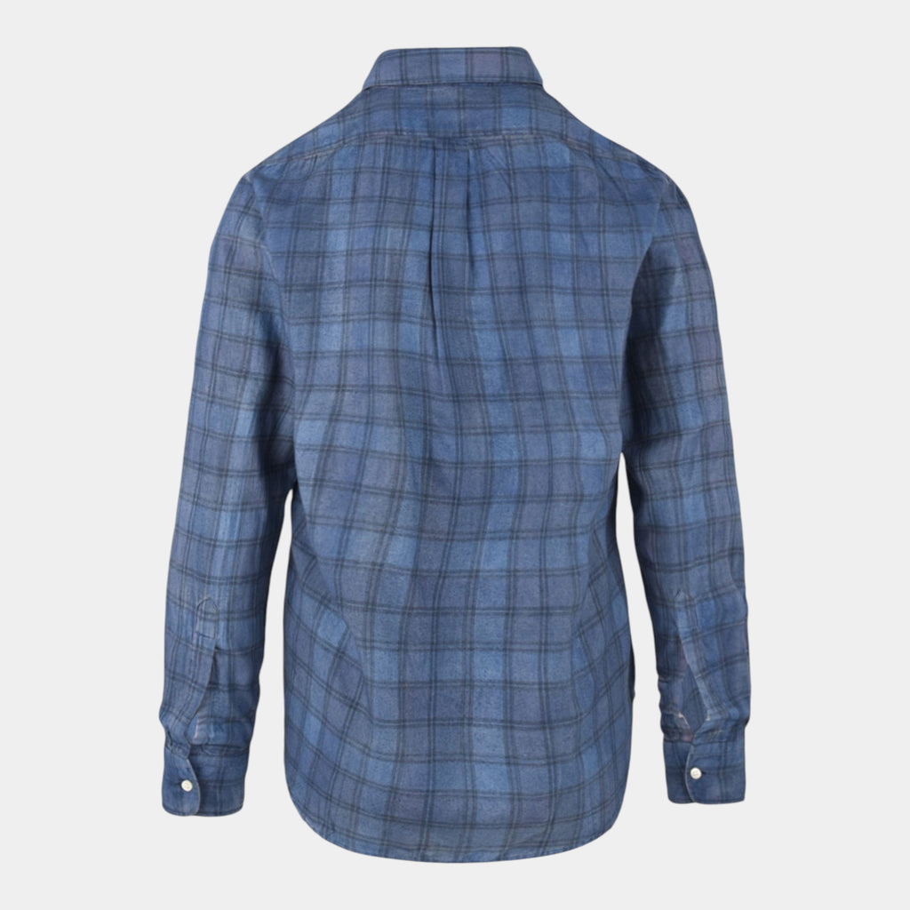 Aspesi Camicia a quadri in cotone - Avio