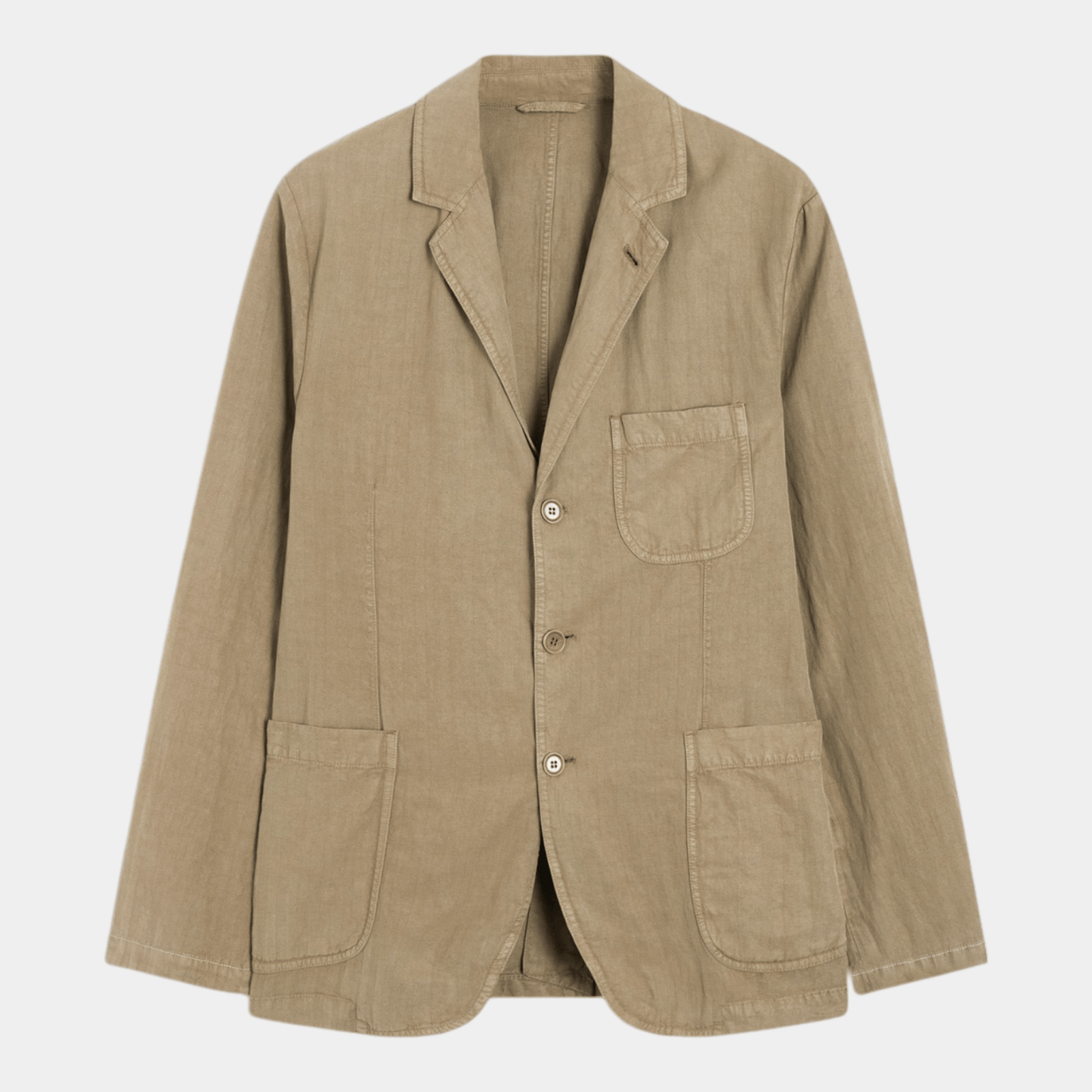 ASPESI Aspesi Blazer Samuraki in Twill - Sabbia - Hubert Humangoods