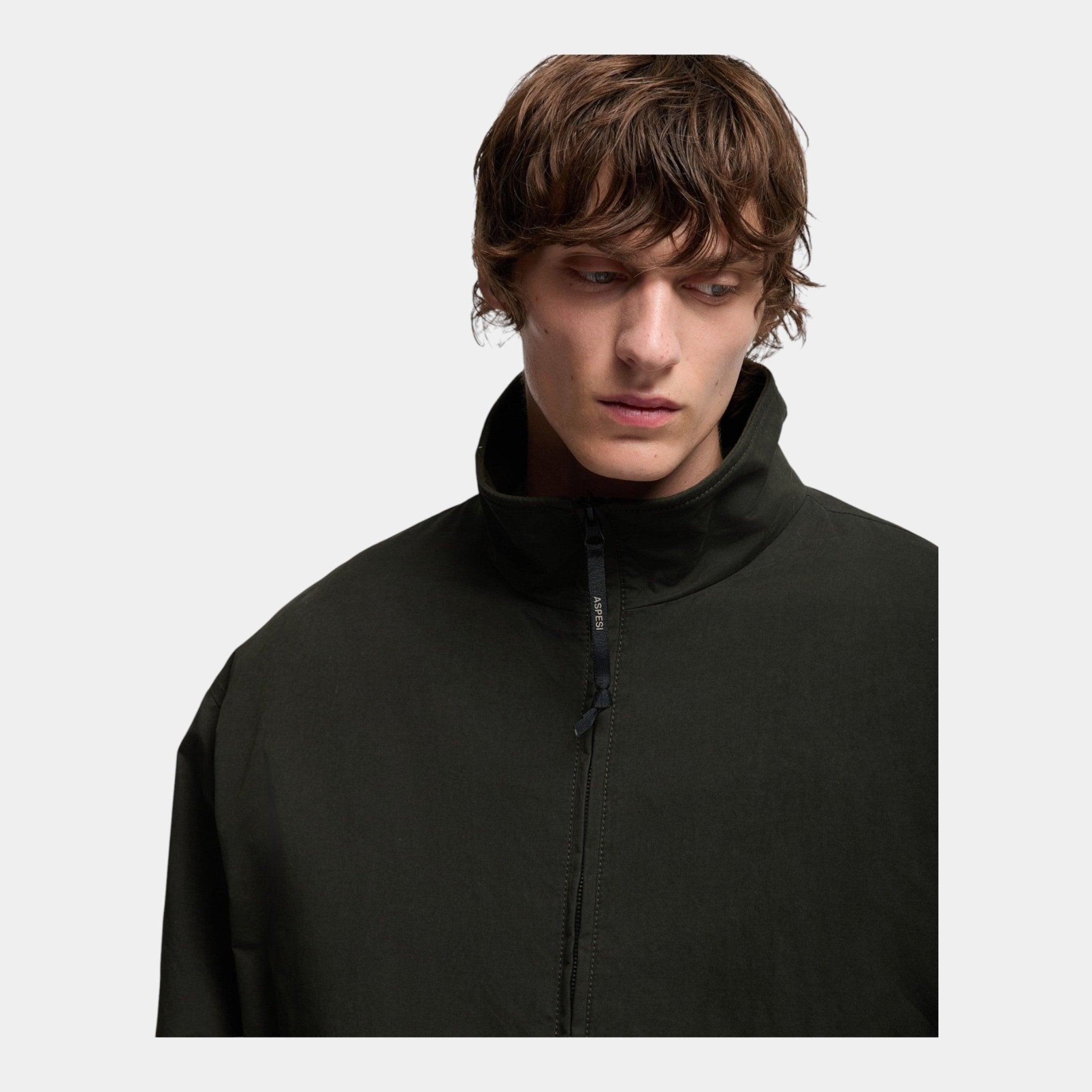 ASPESI Aspesi Bomber in tela drywax - Verdone - Hubert Humangoods