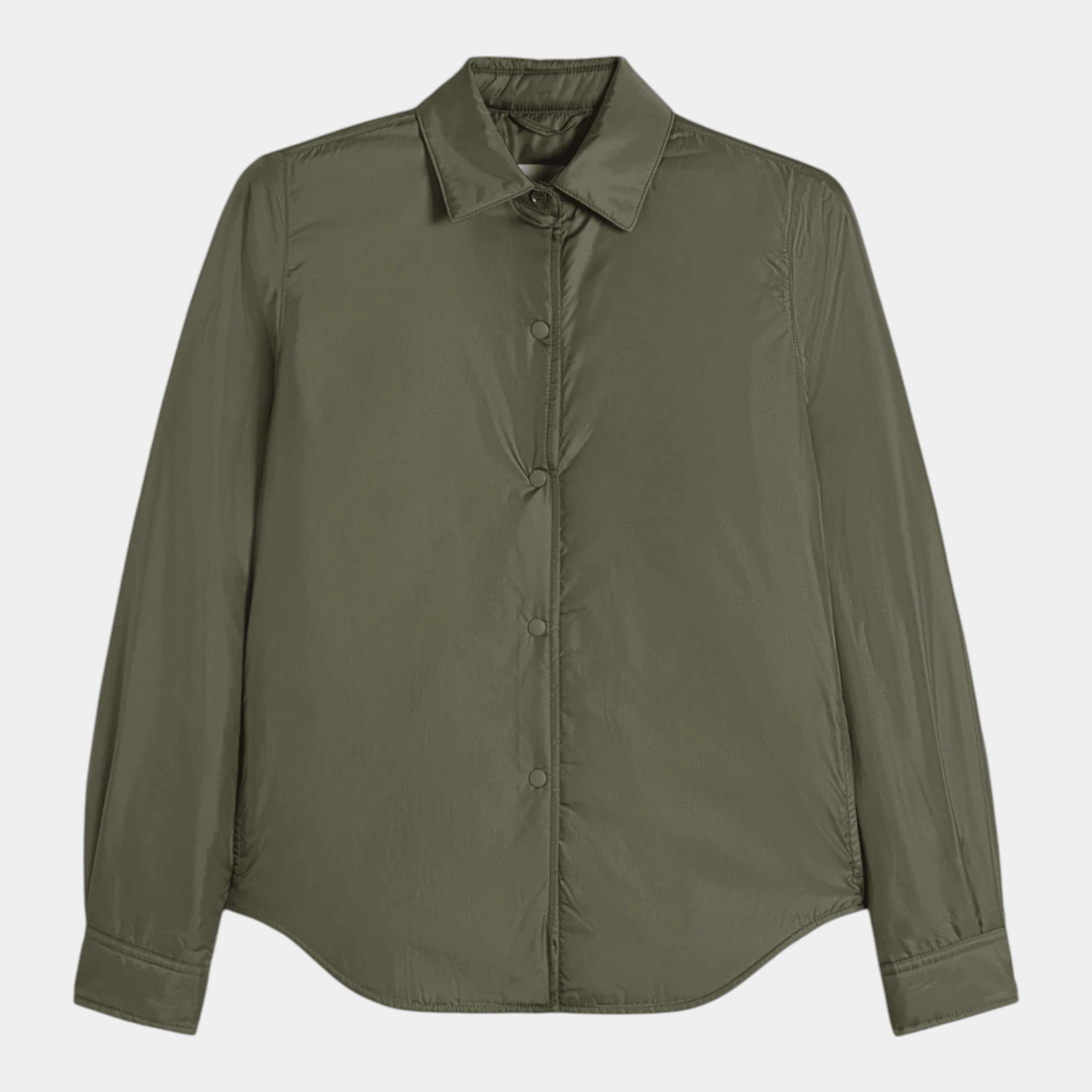 ASPESI - Aspesi Camicia Glue imbottita - Oliva/1 - Hubert Humangoods