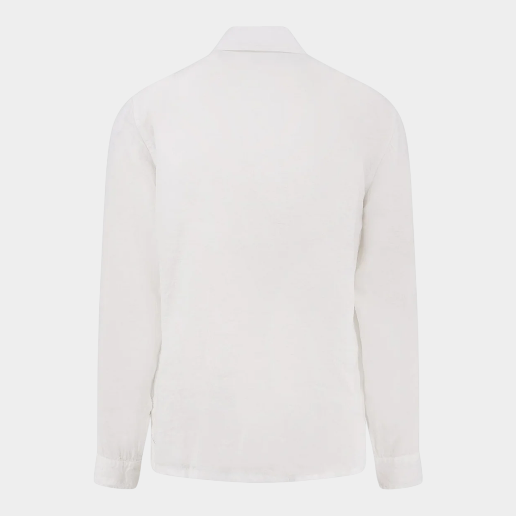 ASPESI - Aspesi Camicia in lino con tasconi Ri - Capa - Bianco/6 - Hubert Humangoods