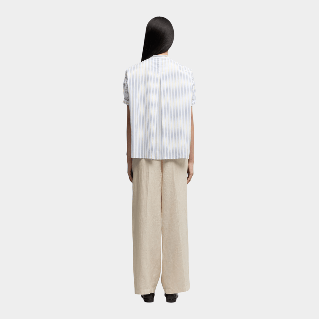 ASPESI - Aspesi Camicia manica corta a righe - Bianco/Giallo/3 - Hubert Humangoods