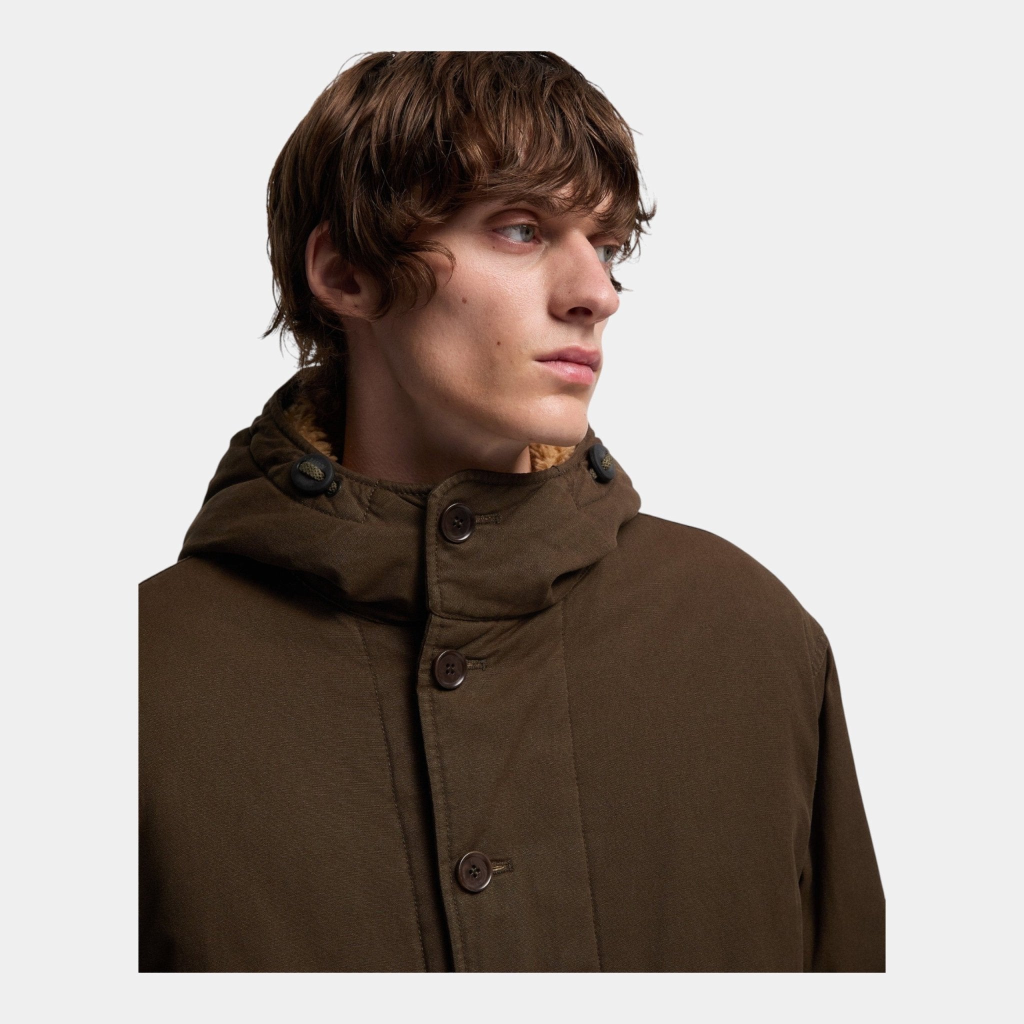 ASPESI Aspesi Giubbotto Fifty in canvas - Militare - Hubert Humangoods