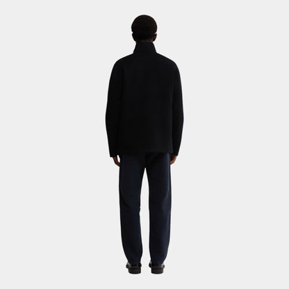 ASPESI Aspesi Giubbotto Nelson in double di lana - Blu - Hubert Humangoods