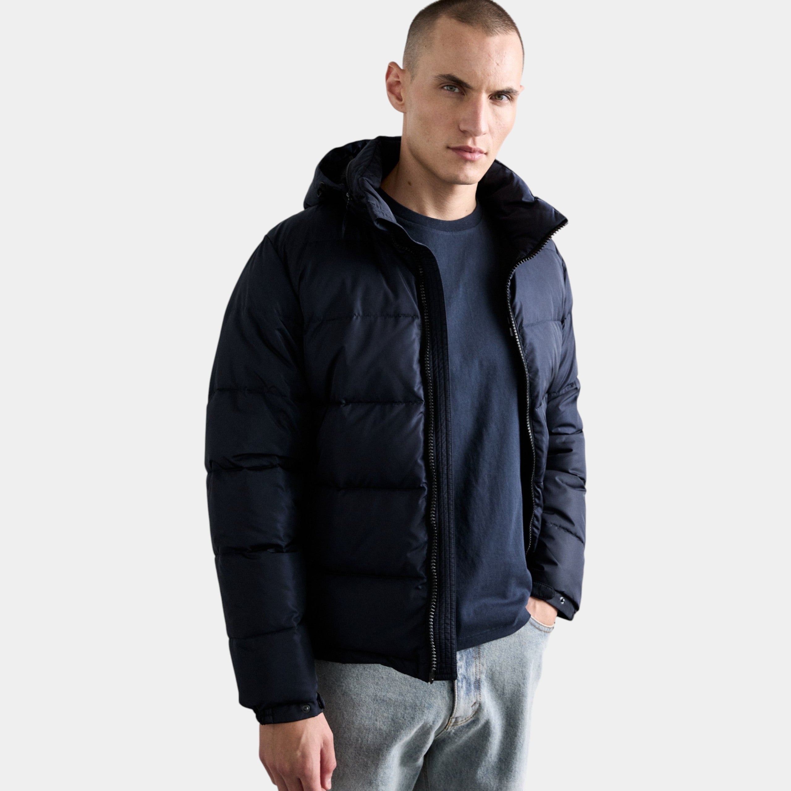 ASPESI - Aspesi Giubbotto Poco Elastico Re - Blu/4 - Hubert Humangoods
