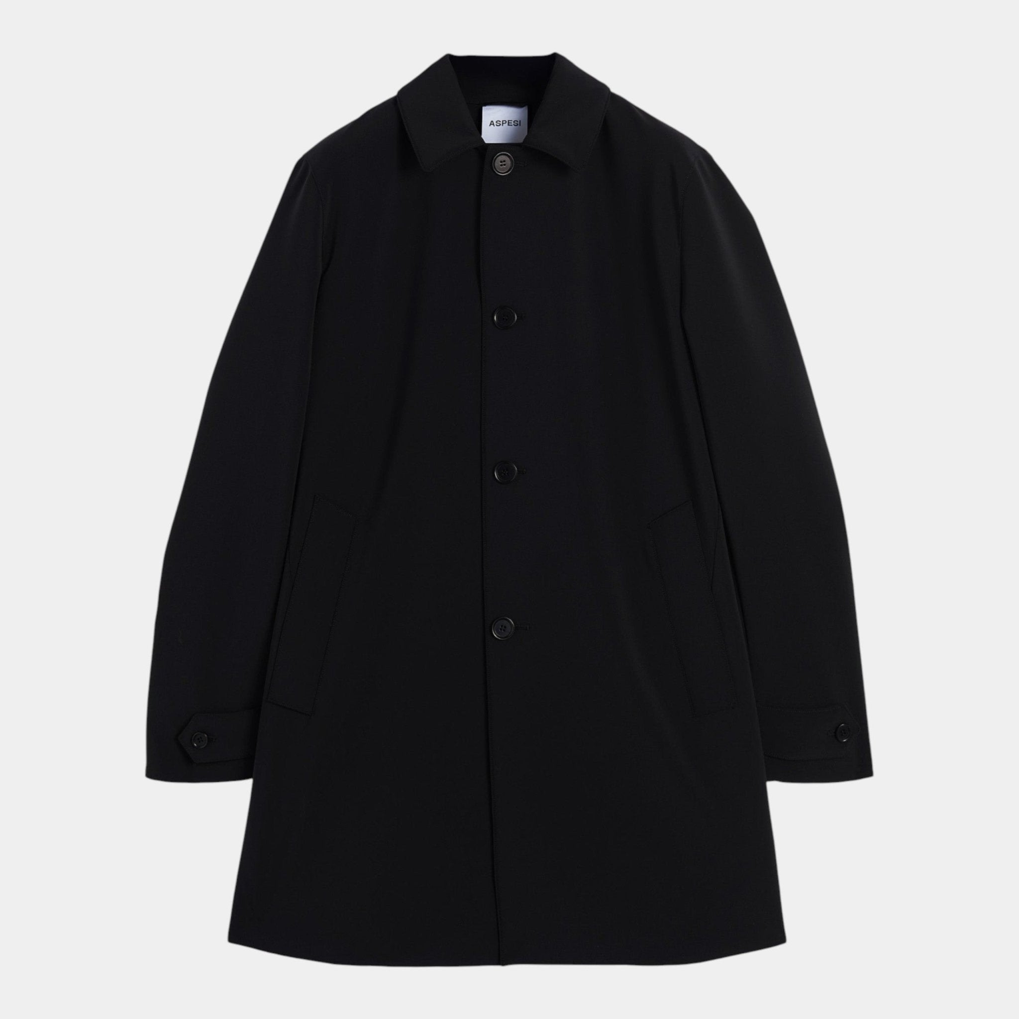 ASPESI Aspesi Impermeabile Perfetto - Nero - Hubert Humangoods