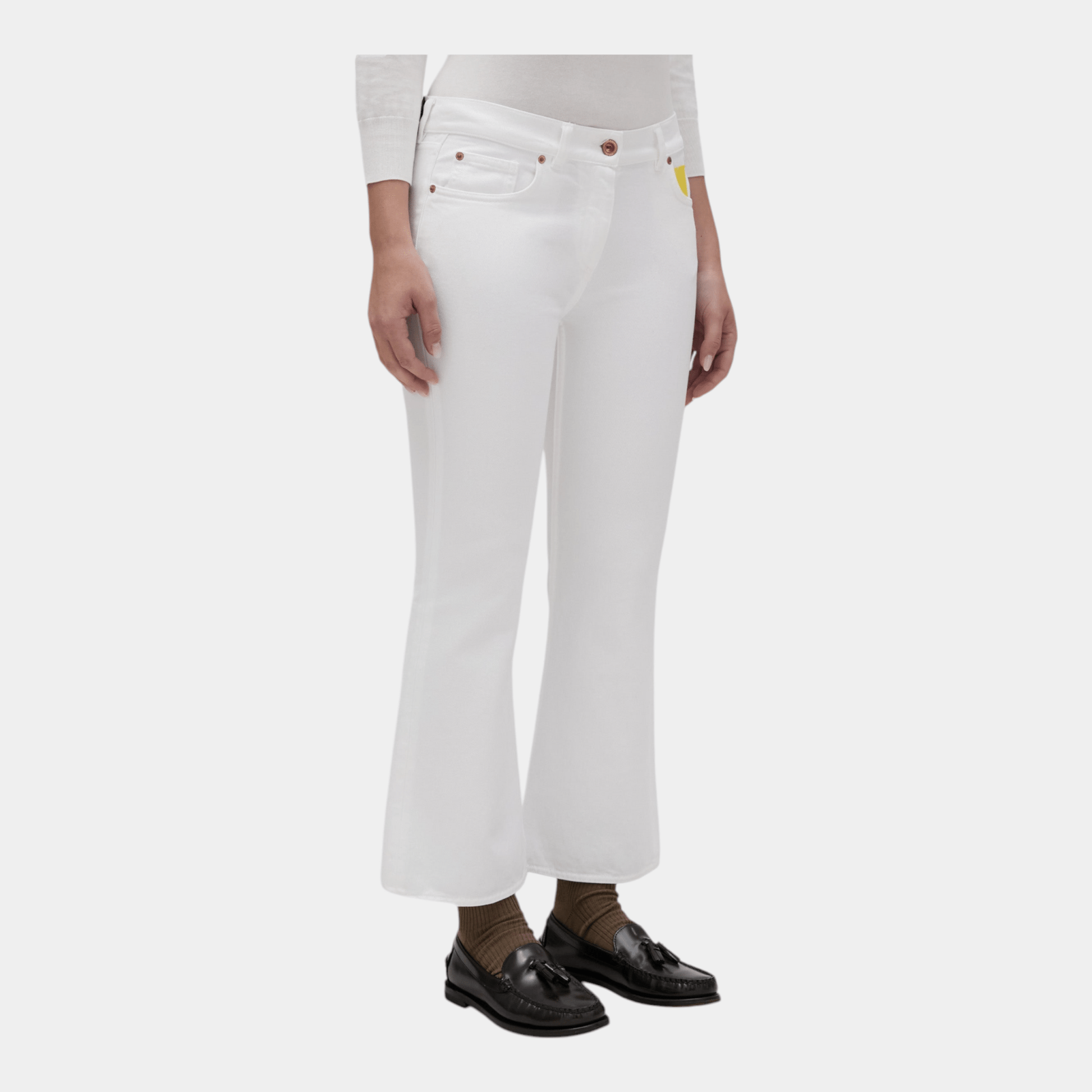 ASPESI Aspesi Jeans in puro cotone - Bianco - Hubert Humangoods