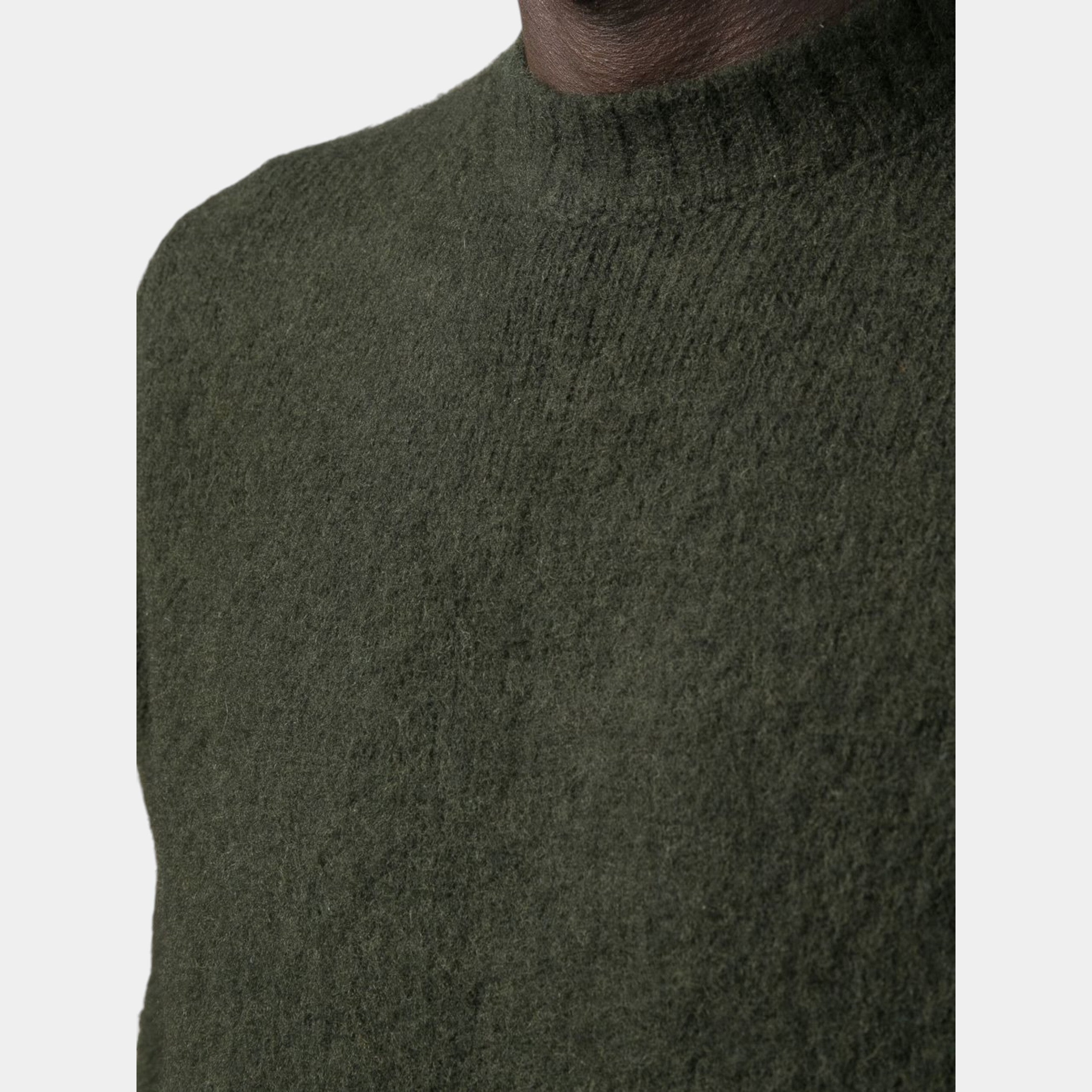 ASPESI - Aspesi Maglia in lana grattata - Verde/4 - Hubert Humangoods