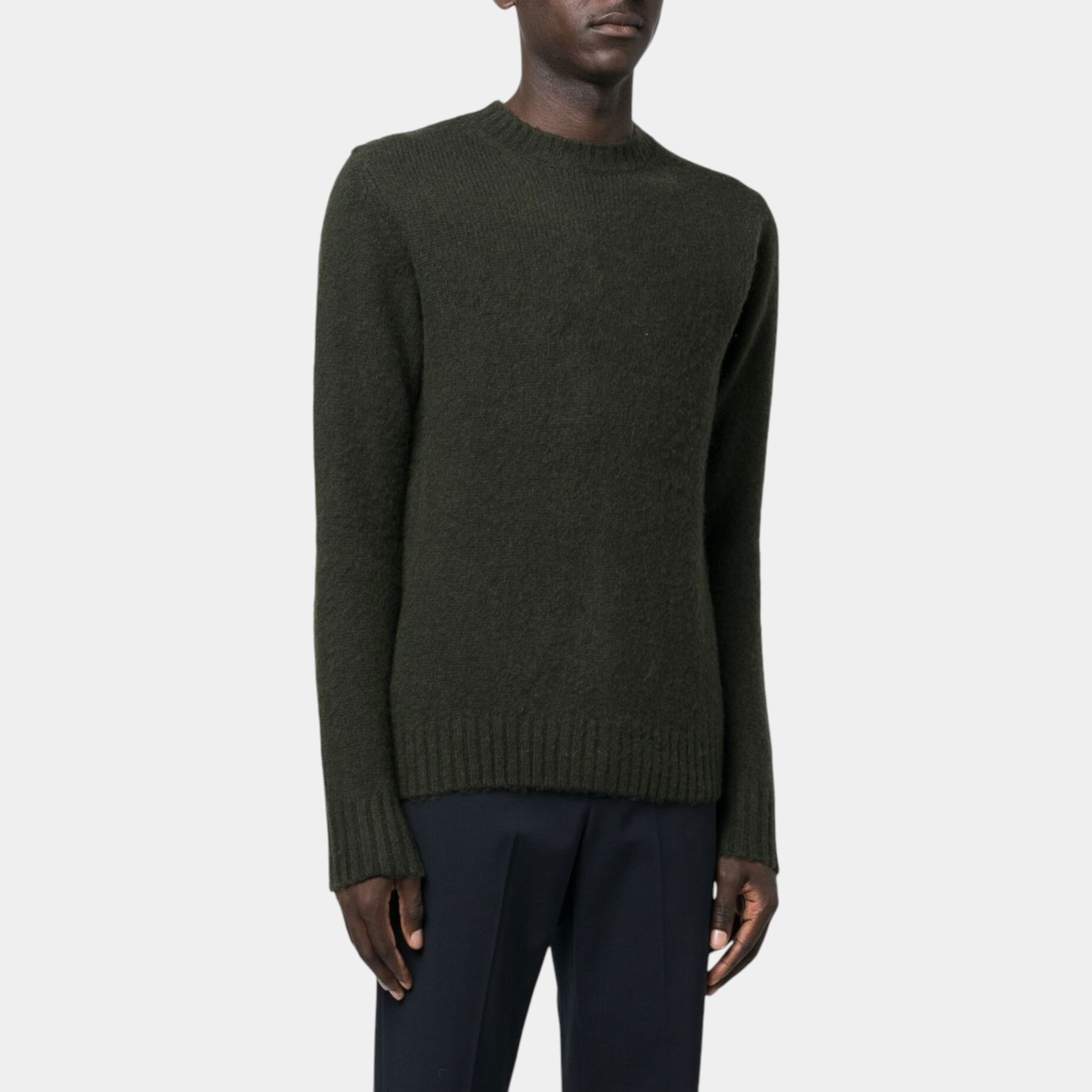 ASPESI - Aspesi Maglia in lana grattata - Verde/2 - Hubert Humangoods
