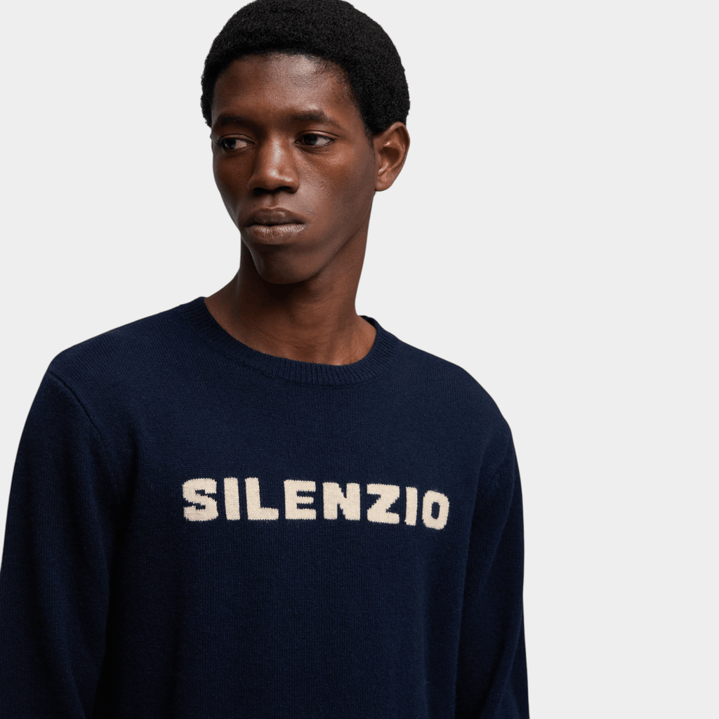 ASPESI - Aspesi Maglia Silenzio in cachemire - Blu/4 - Hubert Humangoods