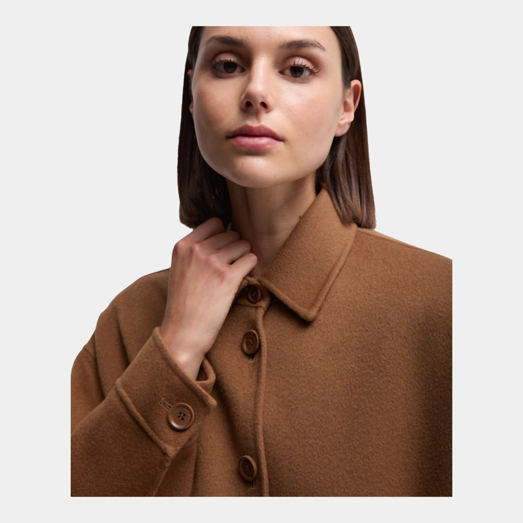 ASPESI Aspesi Overshirt in double di lana - Cammello - Hubert Humangoods