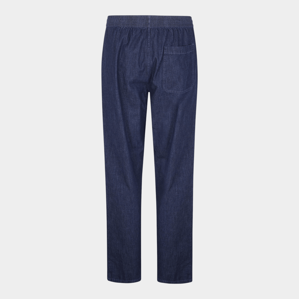 ASPESI - Aspesi Pantaloni Ventura in denim leggero - Blu scuro/3 - Hubert Humangoods