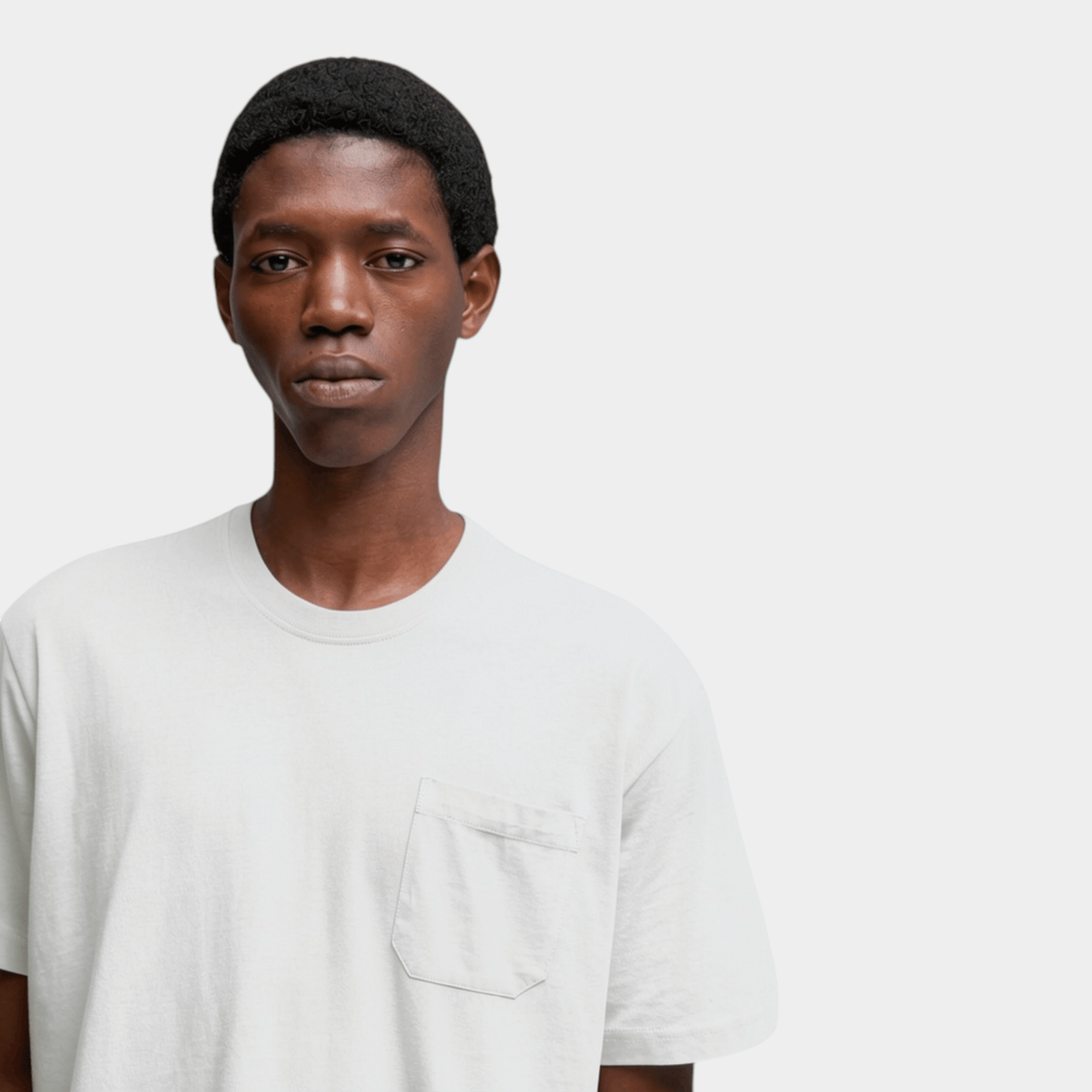 ASPESI - Aspesi Tee shirt con taschino in jersey di cotone - Bianco/3 - Hubert Humangoods