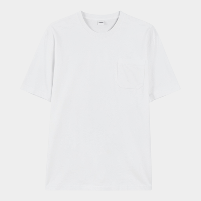 Aspesi Tee shirt con taschino in jersey di cotone - Bianco