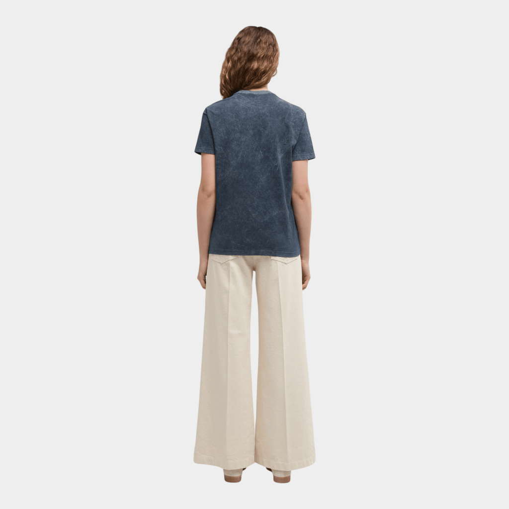 ASPESI - Aspesi Tee Shirt in jersey di cotone Silenzio - Blu Shady/4 - Hubert Humangoods