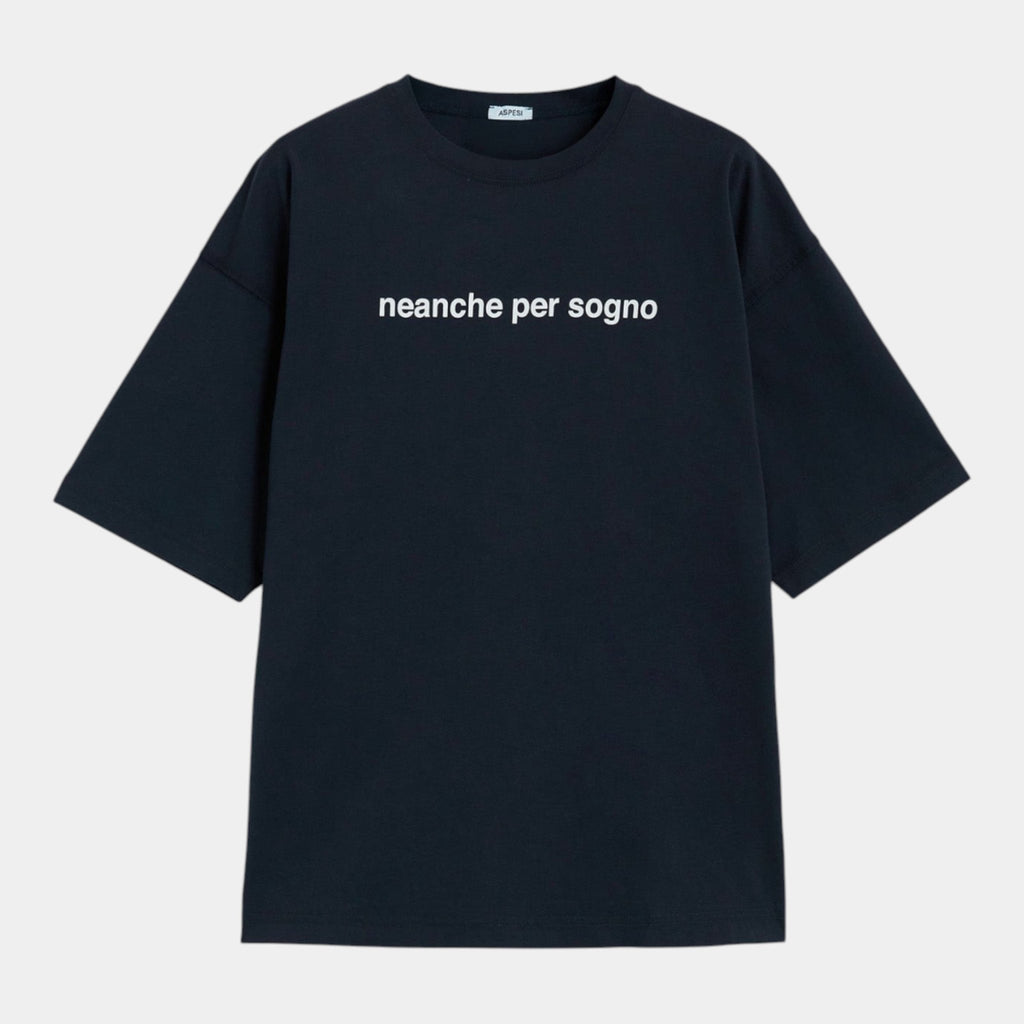 ASPESI Aspesi Tee shirt Neanche per sogno - Blu - Hubert Humangoods