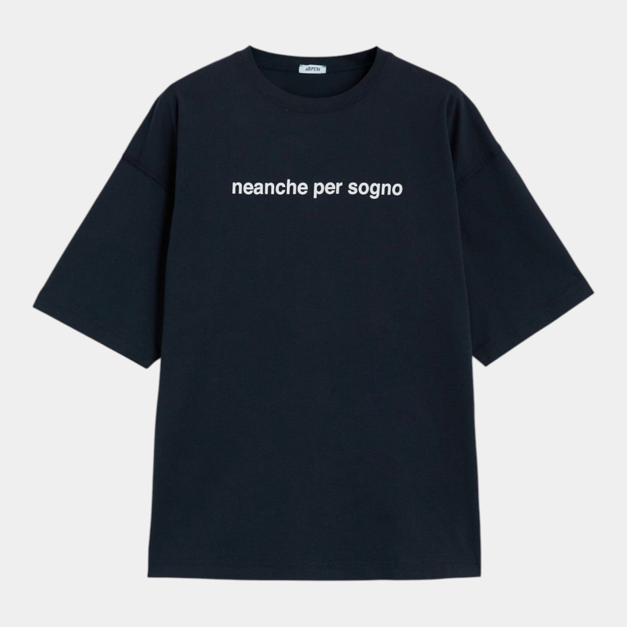 ASPESI Aspesi Tee shirt Neanche per sogno - Blu - Hubert Humangoods
