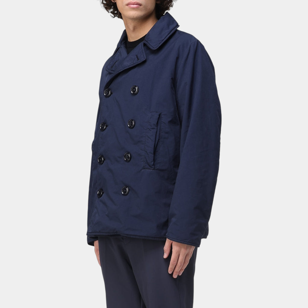 Aspesi Giacca doppiopetto Hopper in nylon - Blu