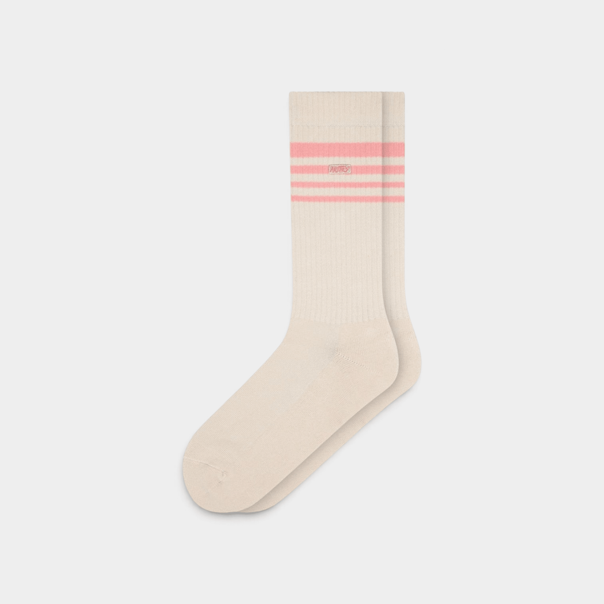 AUTRY - Autry Calzini a coste a righe - Panna e Rosa/1 - Hubert Humangoods