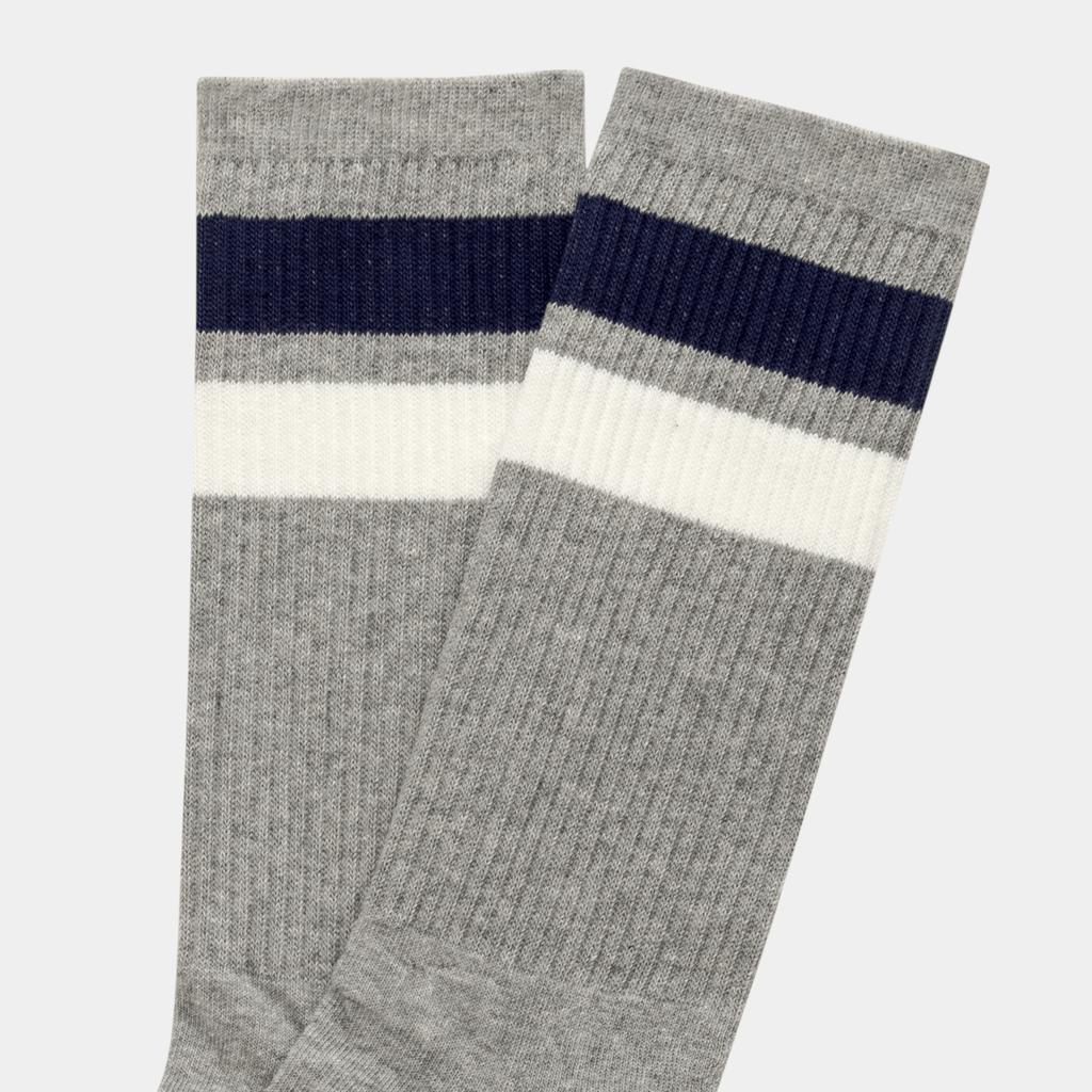 AUTRY Autry Calzini a righe con logo - Grigio/Blu - Hubert Humangoods