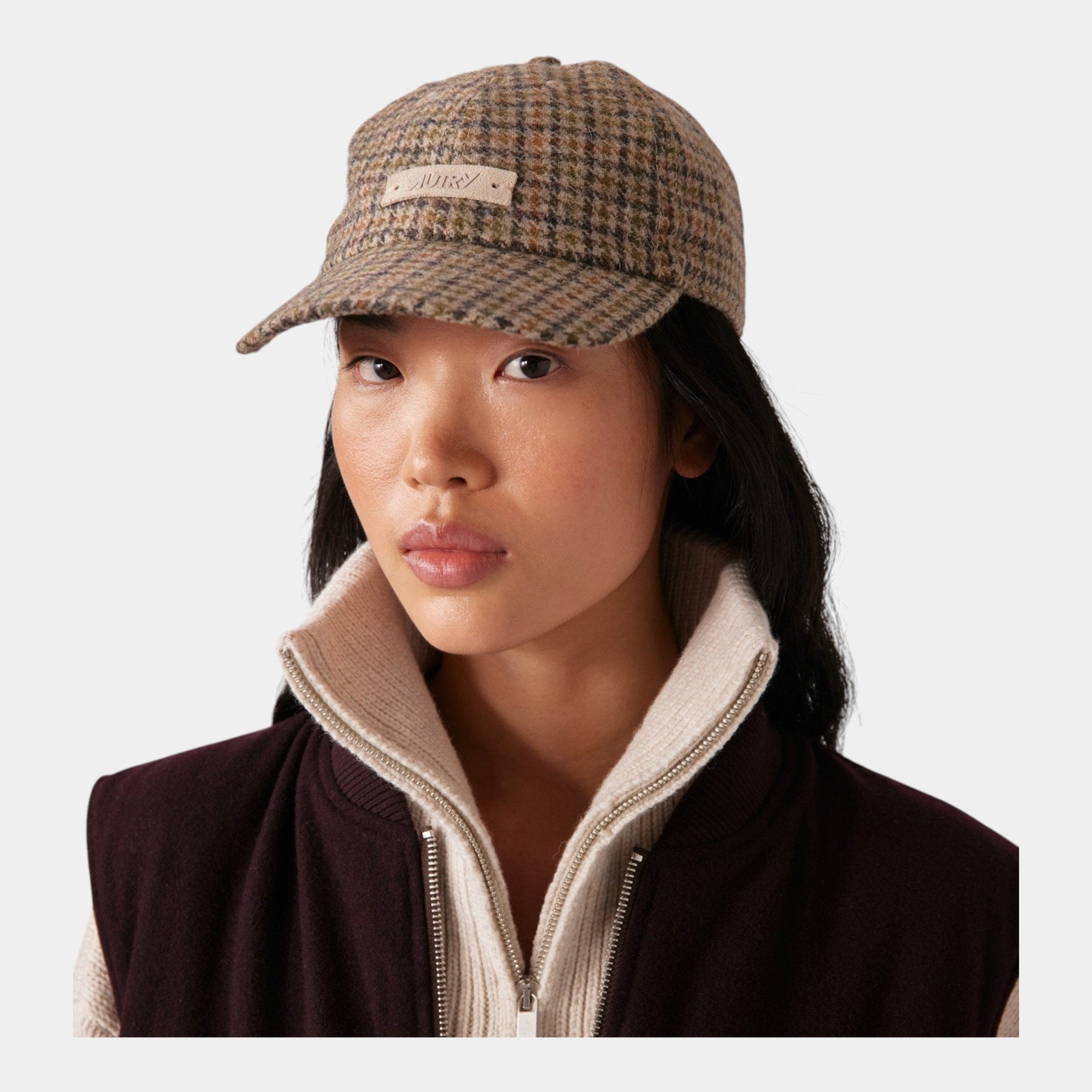 AUTRY Autry Cappello Baseball in Jacquard - Beige - Hubert Humangoods