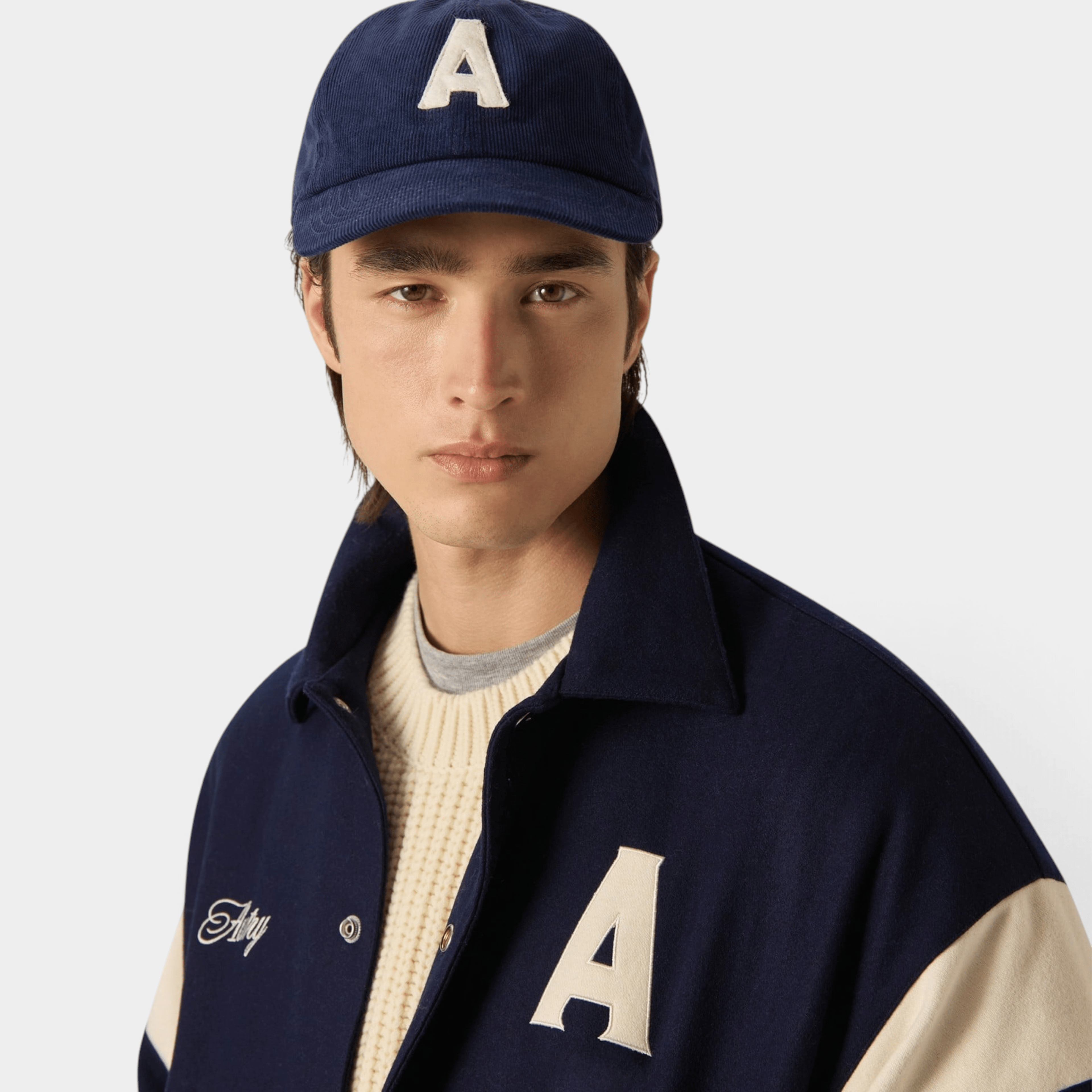 AUTRY - Autry Cappello Baseball in velluto a costine con logo - Blu/2 - Hubert Humangoods