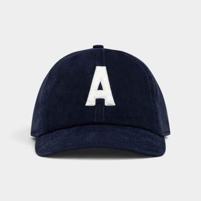 Autry Cappello Baseball in velluto a costine con logo - Blu