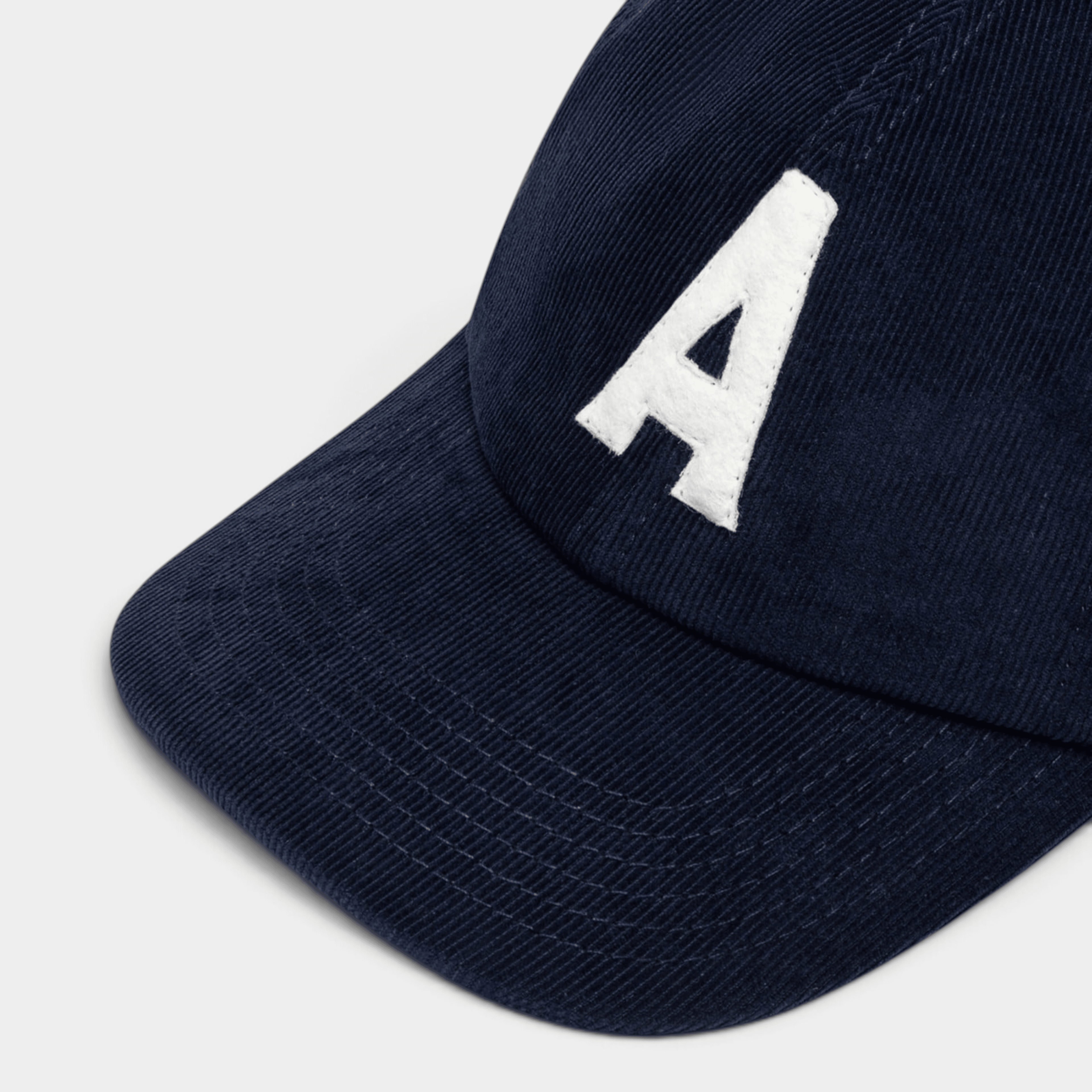 AUTRY - Autry Cappello Baseball in velluto a costine con logo - Blu/5 - Hubert Humangoods