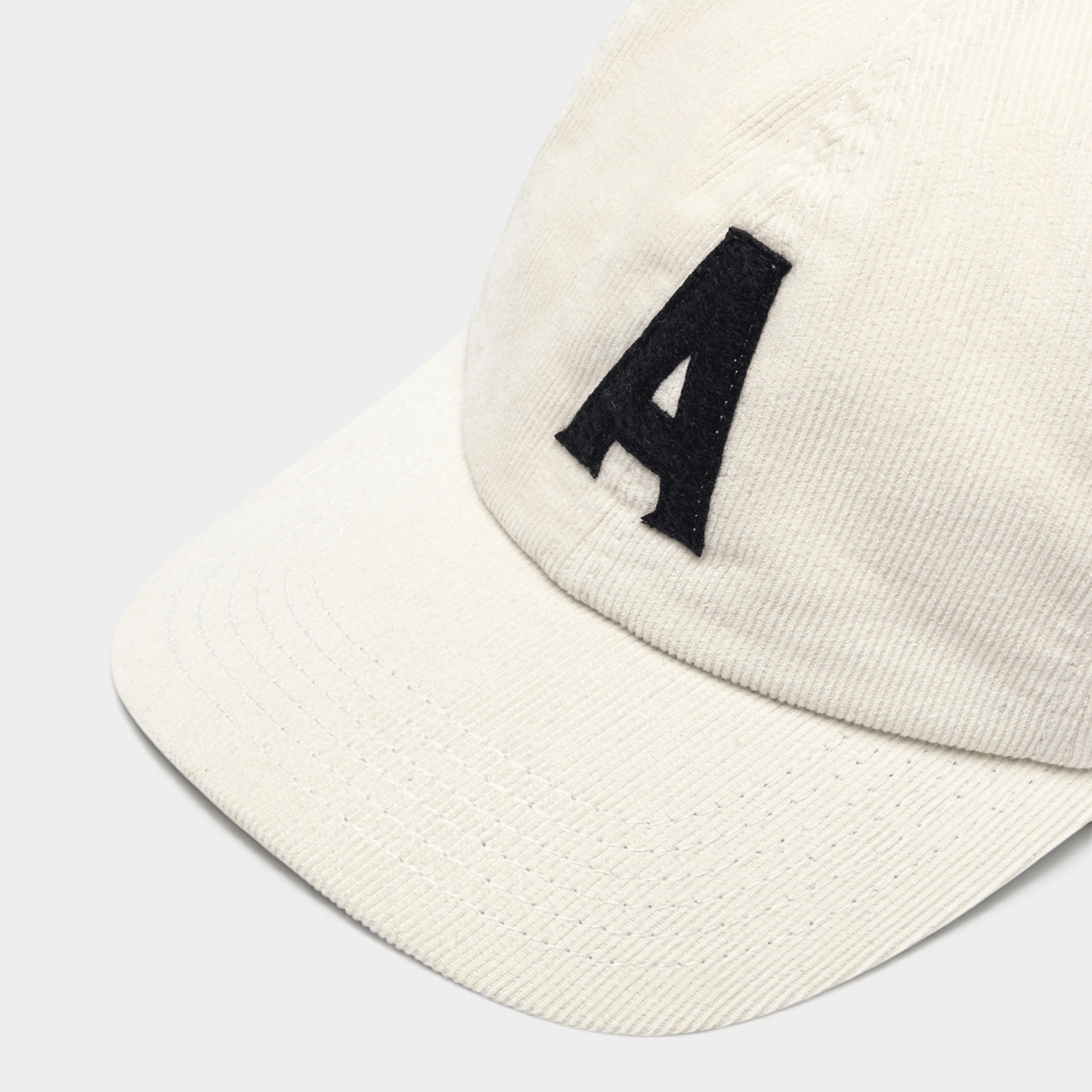 AUTRY - Autry Cappello Baseball in velluto a costine con logo - Panna/5 - Hubert Humangoods