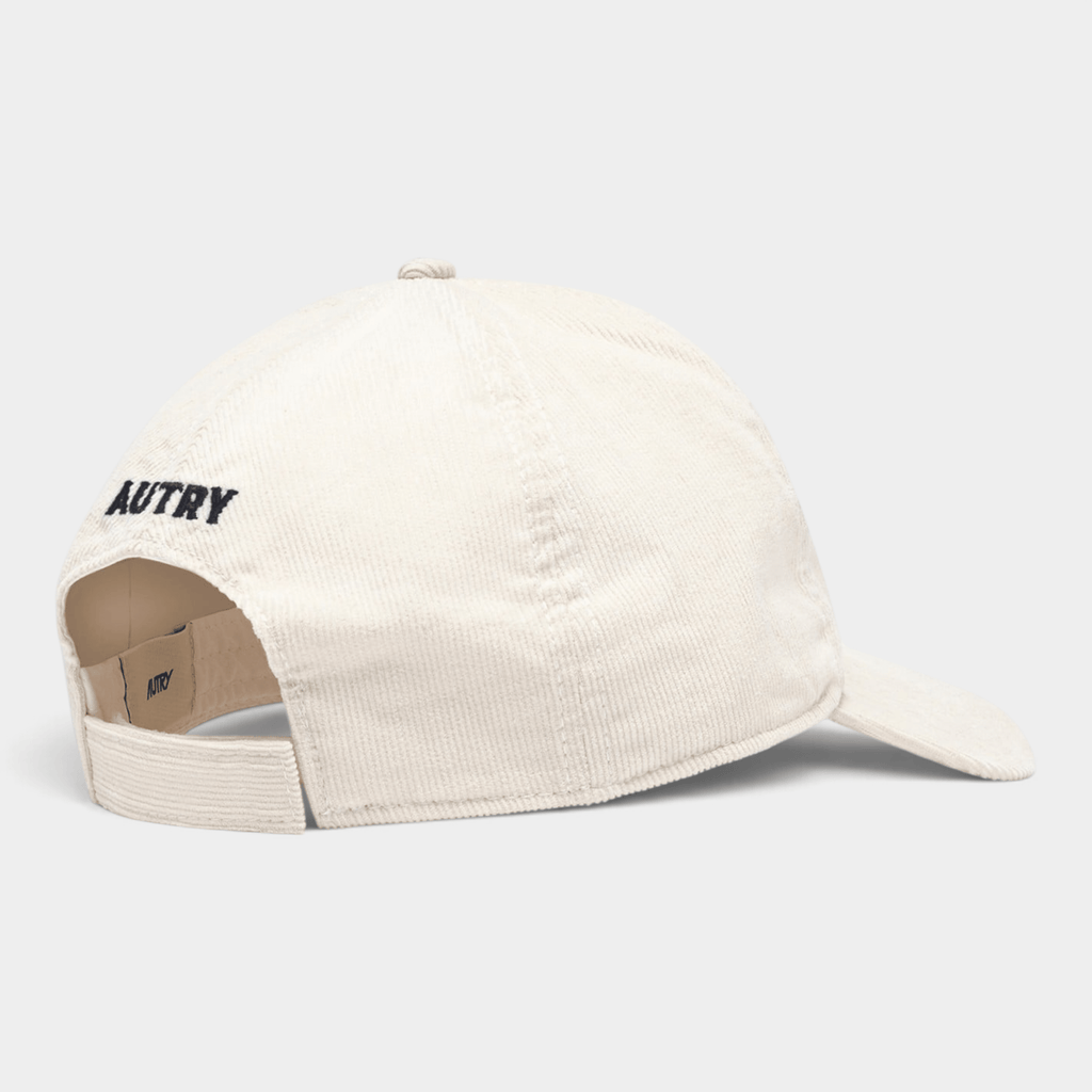 AUTRY - Autry Cappello Baseball in velluto a costine con logo - Panna/4 - Hubert Humangoods