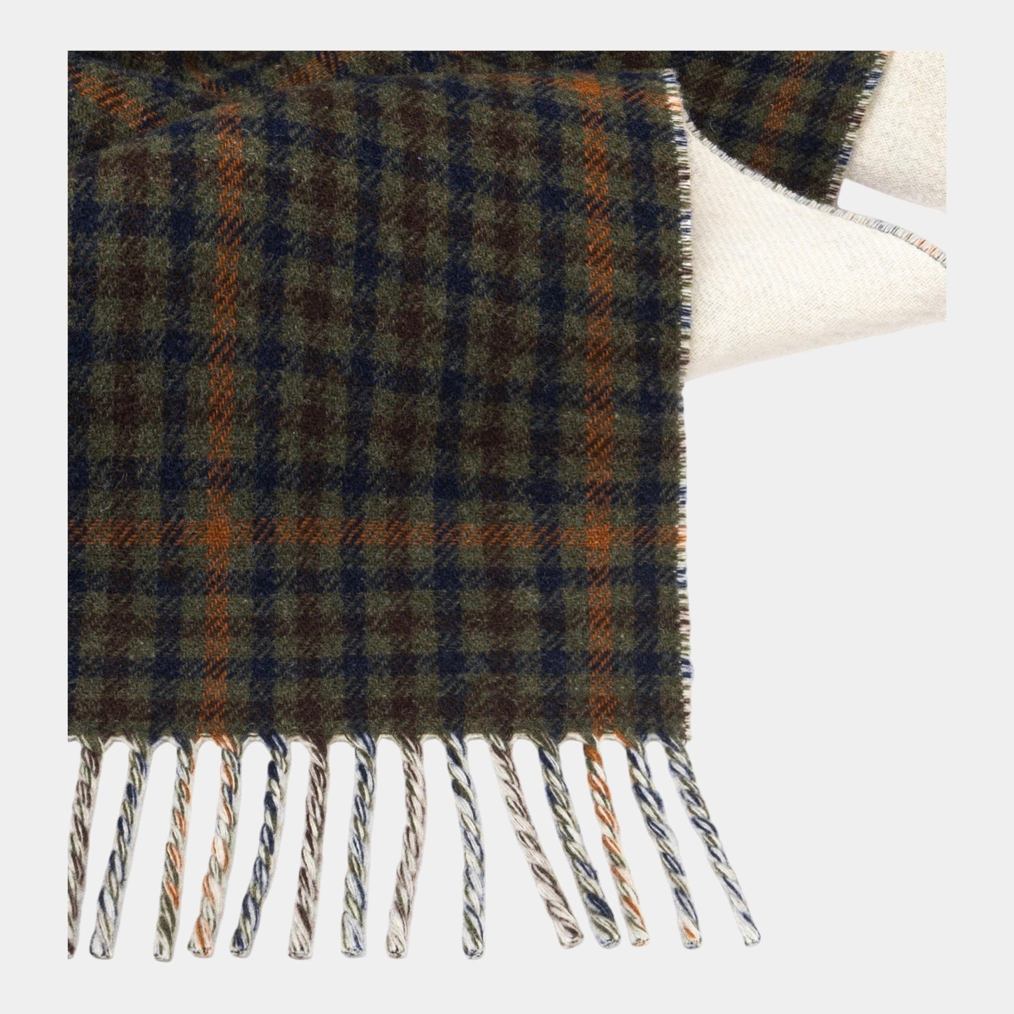 AUTRY Autry Coperta Check con maxi logo - Marrone - Hubert Humangoods