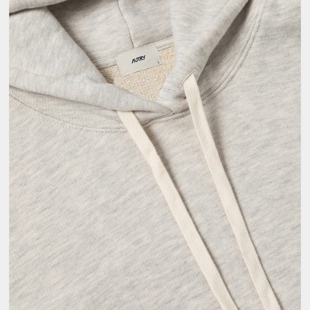 AUTRY - Autry Felpa con Cappuccio e logo - Grigio/2 - Hubert Humangoods