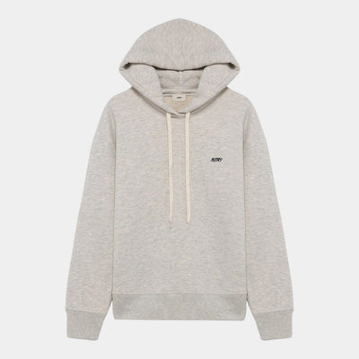 Autry Felpa con Cappuccio e logo - Grigio