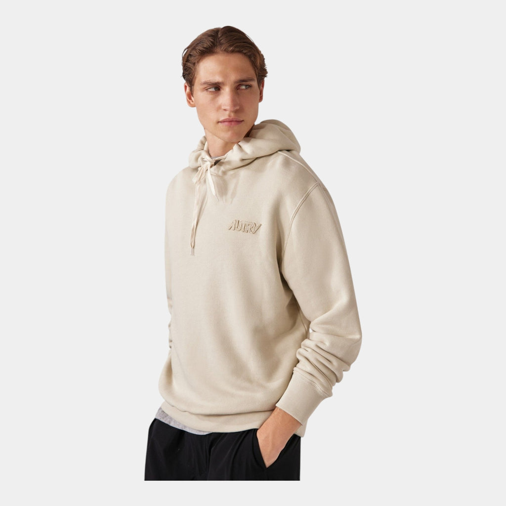 AUTRY Autry Felpa con cappuccio e logo - Panna - Hubert Humangoods