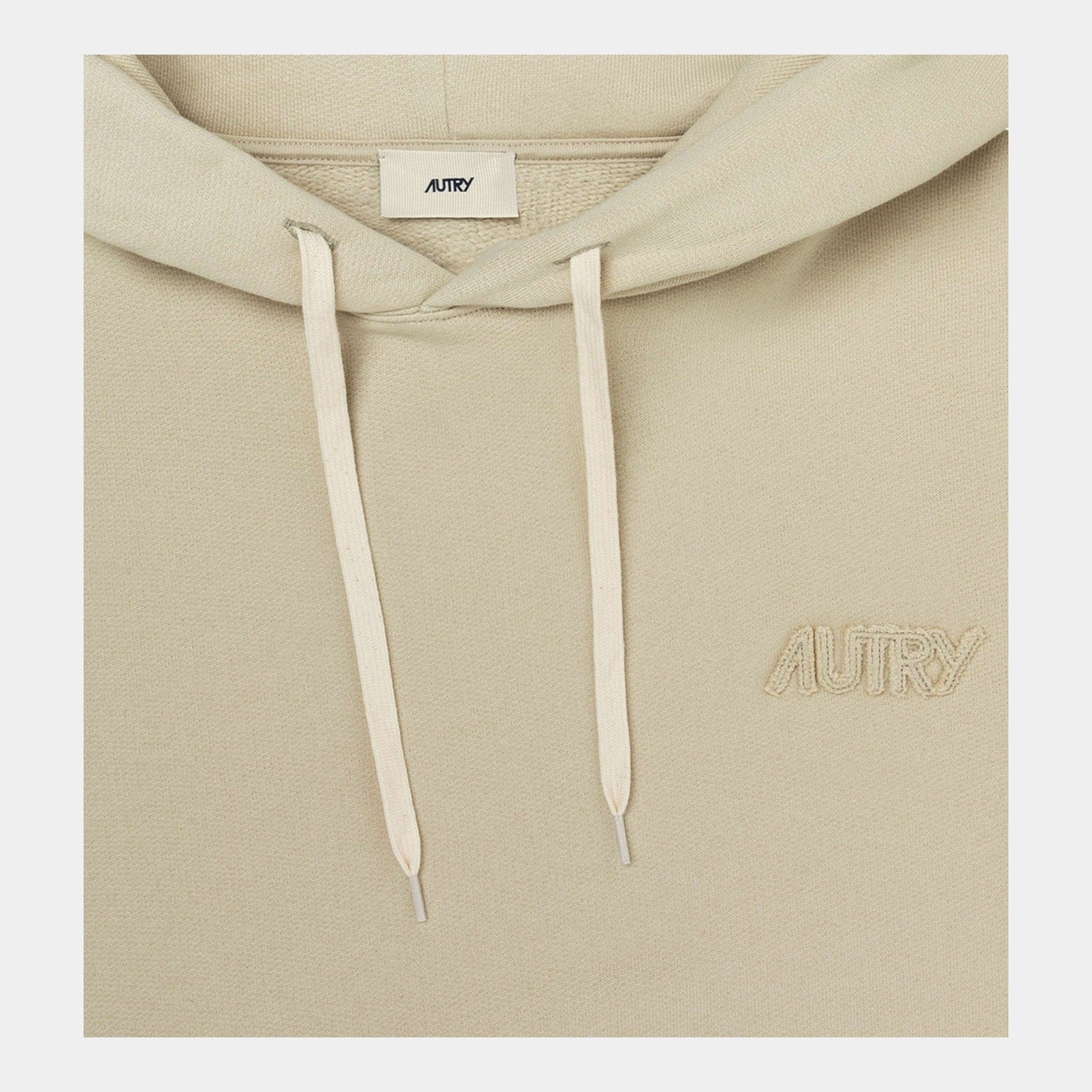 AUTRY Autry Felpa con cappuccio e logo - Panna - Hubert Humangoods
