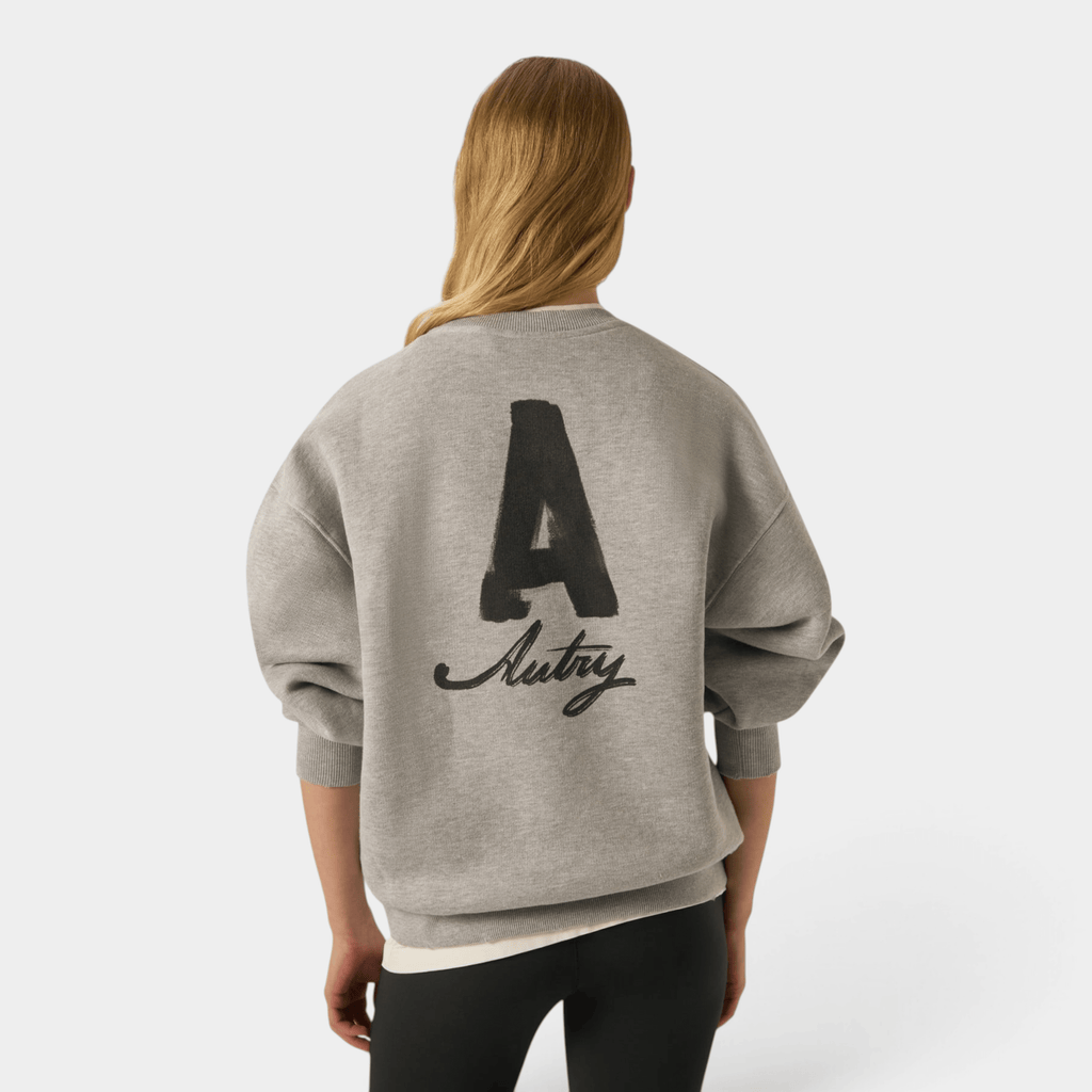AUTRY - Autry Felpa Heritage effetto Used - Grigio/5 - Hubert Humangoods