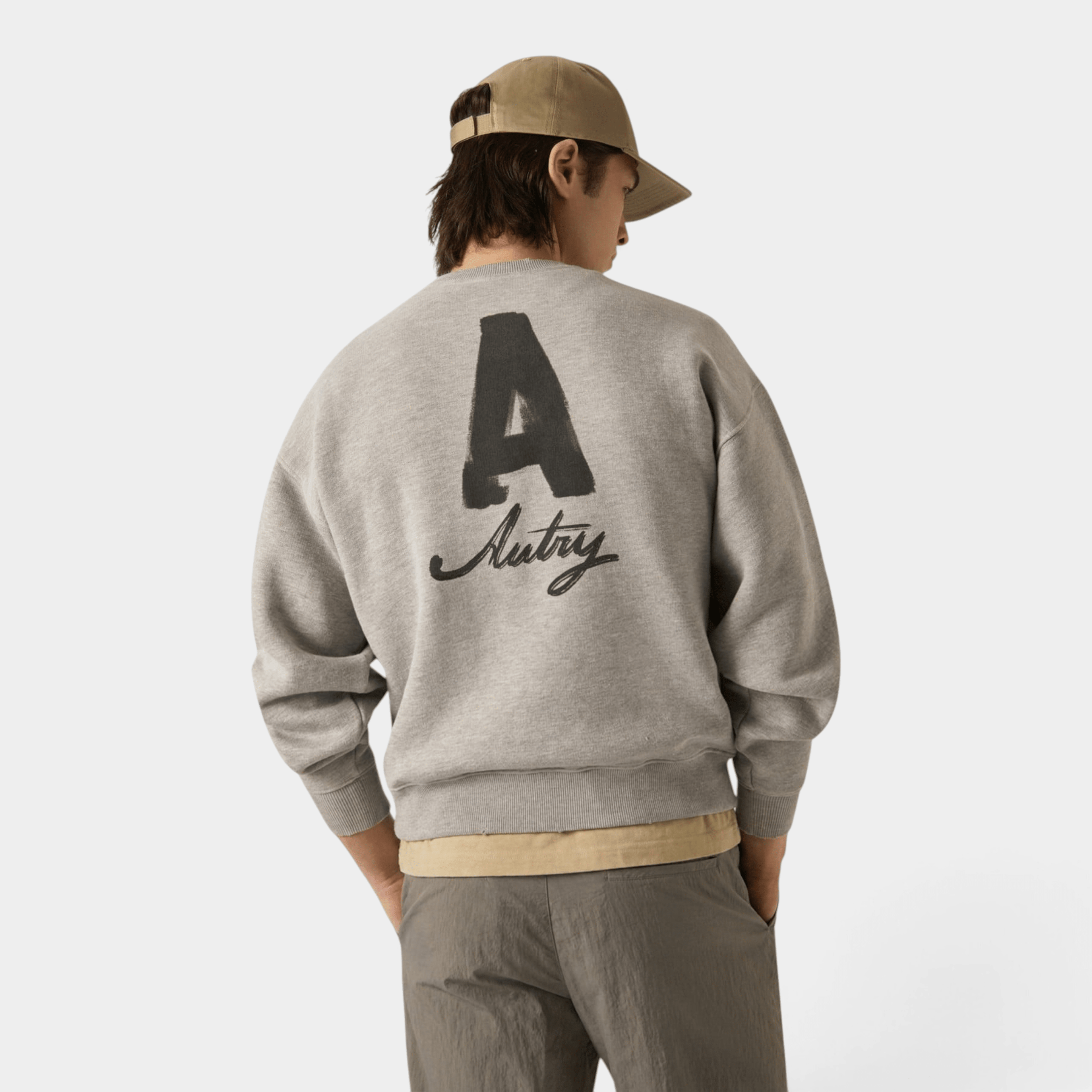 AUTRY - Autry Felpa Heritage effetto Used - Grigio/3 - Hubert Humangoods