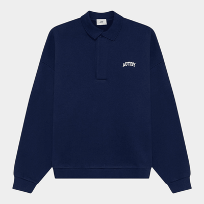 Autry Felpa Polo com logo - Blu