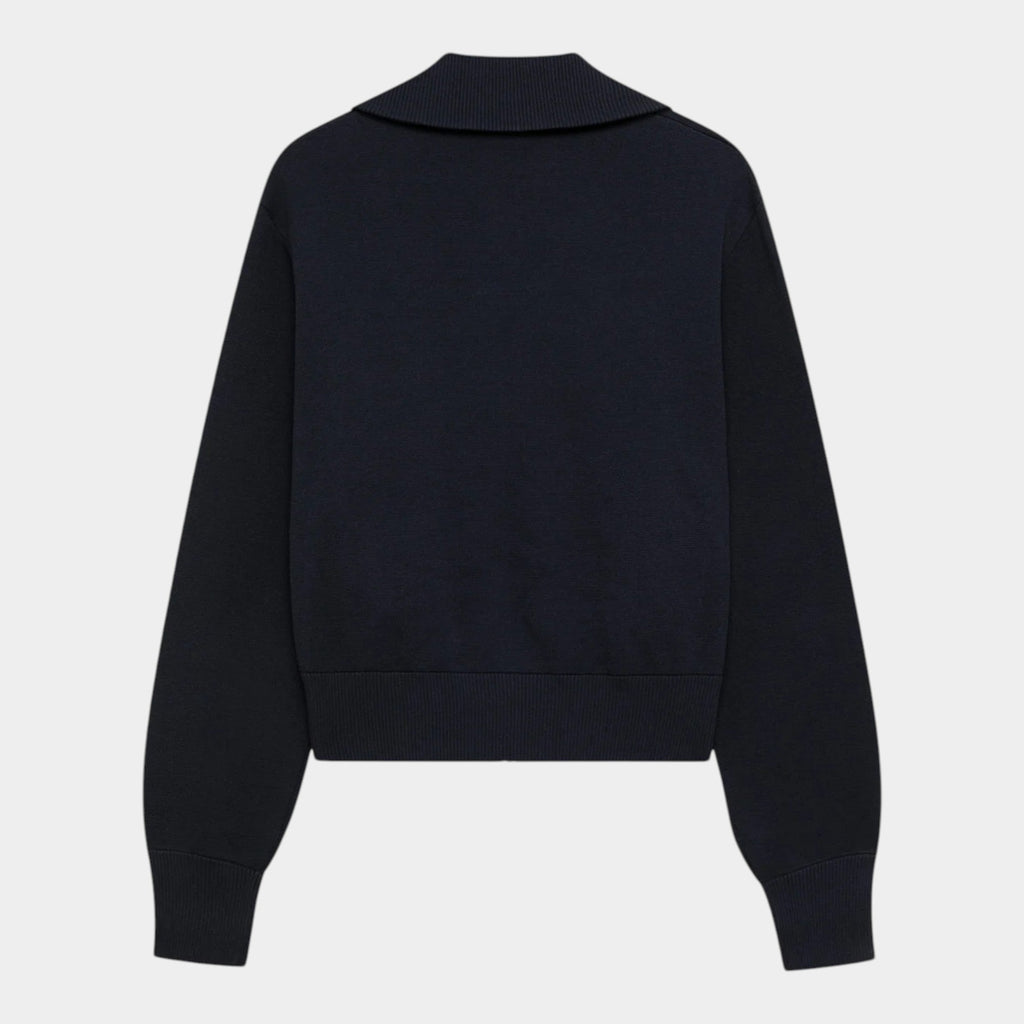 AUTRY - Autry Giacca a zip intera in maglia di viscosa - Blu/3 - Hubert Humangoods