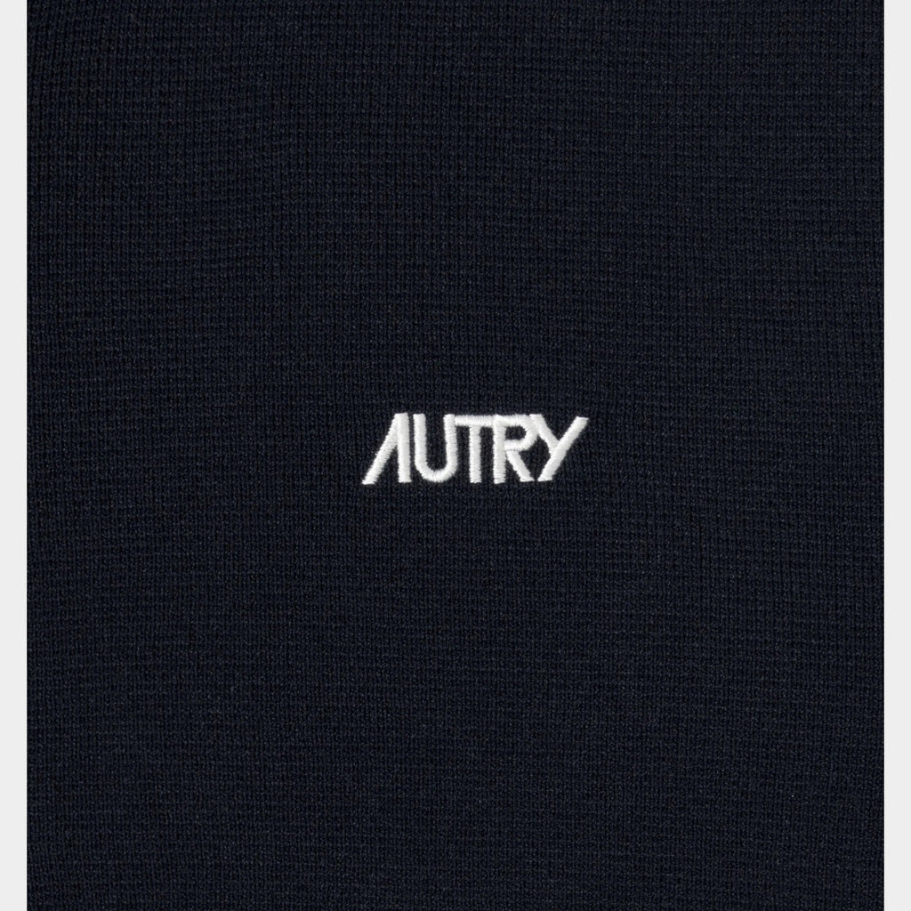 AUTRY - Autry Giacca a zip intera in maglia di viscosa - Blu/5 - Hubert Humangoods