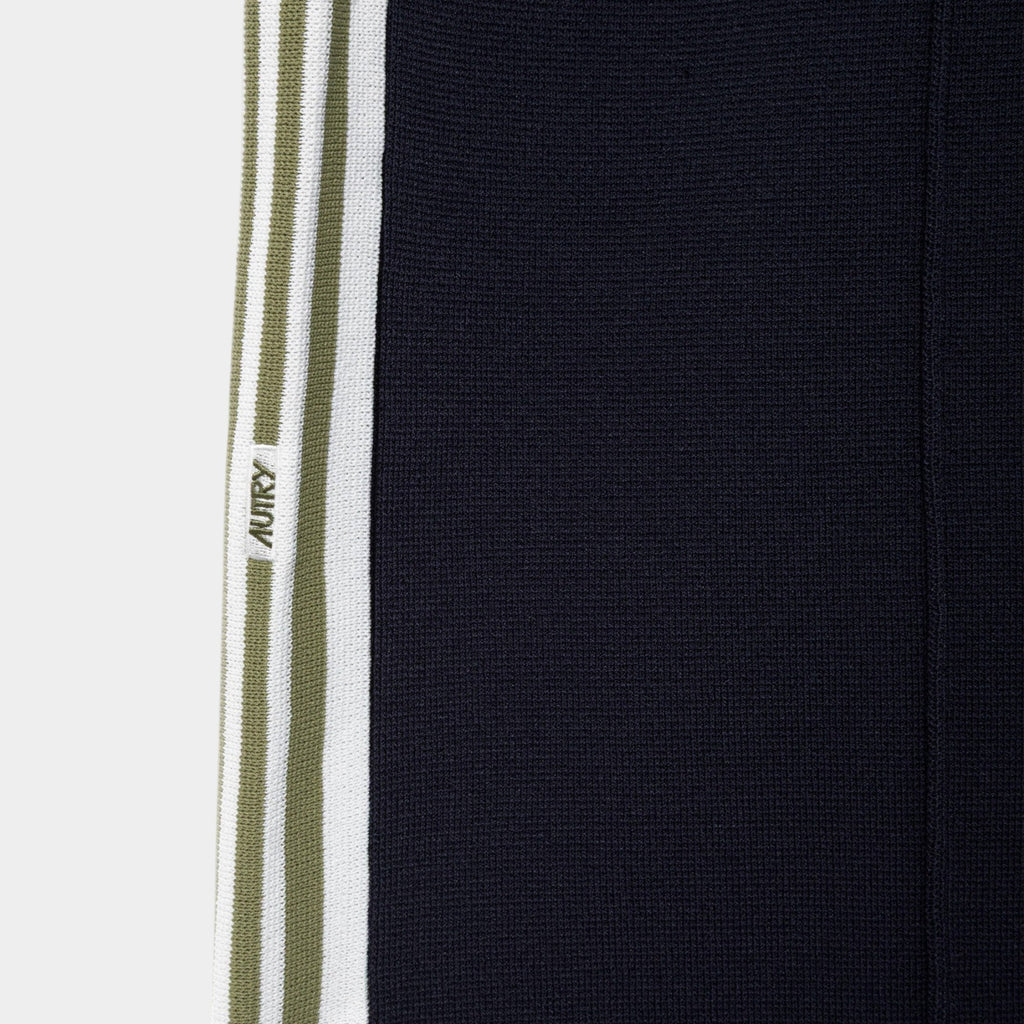 AUTRY - Autry Jogger in maglia di viscosa - Blu righe Verdi/5 - Hubert Humangoods