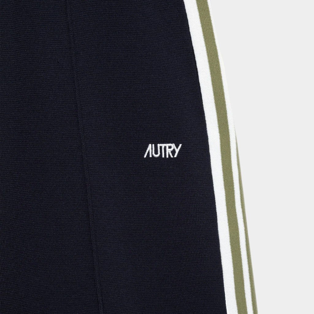 AUTRY - Autry Jogger in maglia di viscosa - Blu righe Verdi/6 - Hubert Humangoods