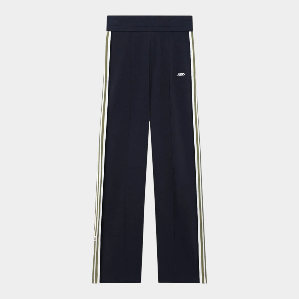 AUTRY - Autry Jogger in maglia di viscosa - Blu righe Verdi/1 - Hubert Humangoods