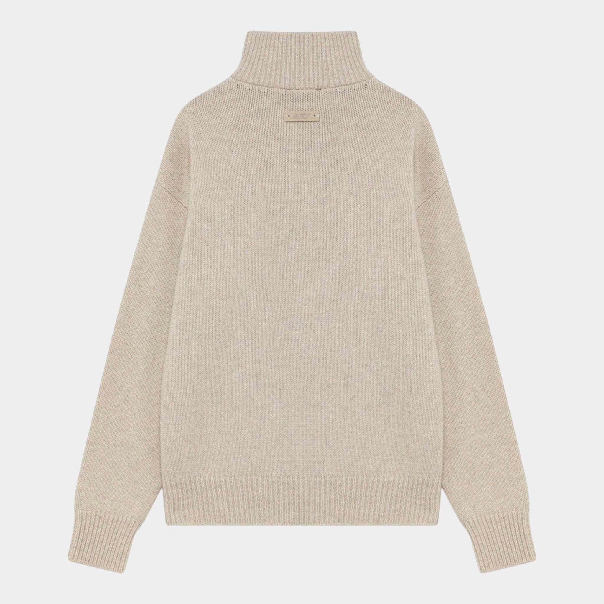 AUTRY Autry Maglia moulinè mezza zip - Crema - Hubert Humangoods