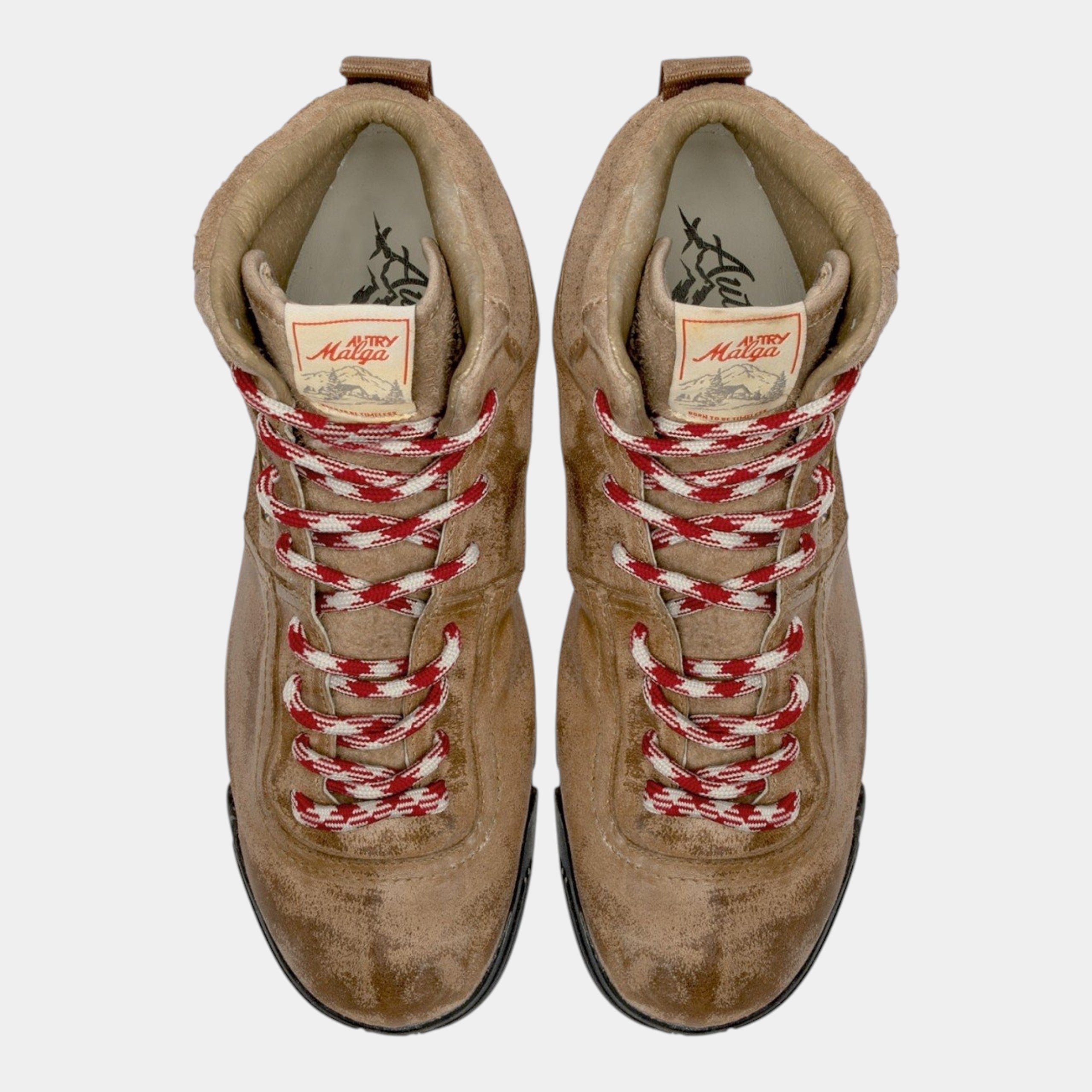 AUTRY - Autry Malga in pelle e suede - Beige scuro/3 - Hubert Humangoods