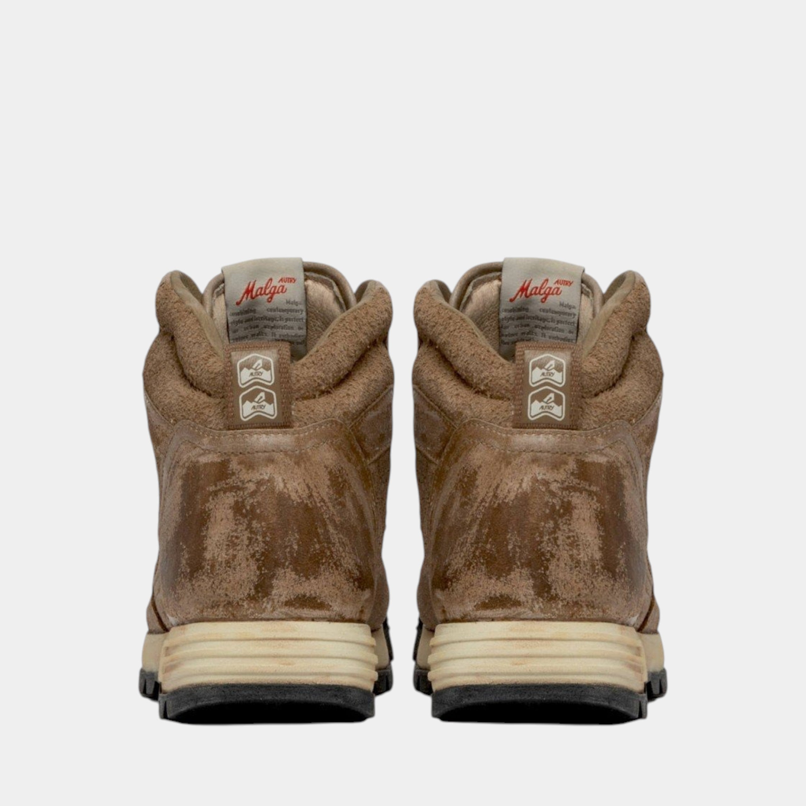 AUTRY - Autry Malga in pelle e suede - Beige scuro/4 - Hubert Humangoods
