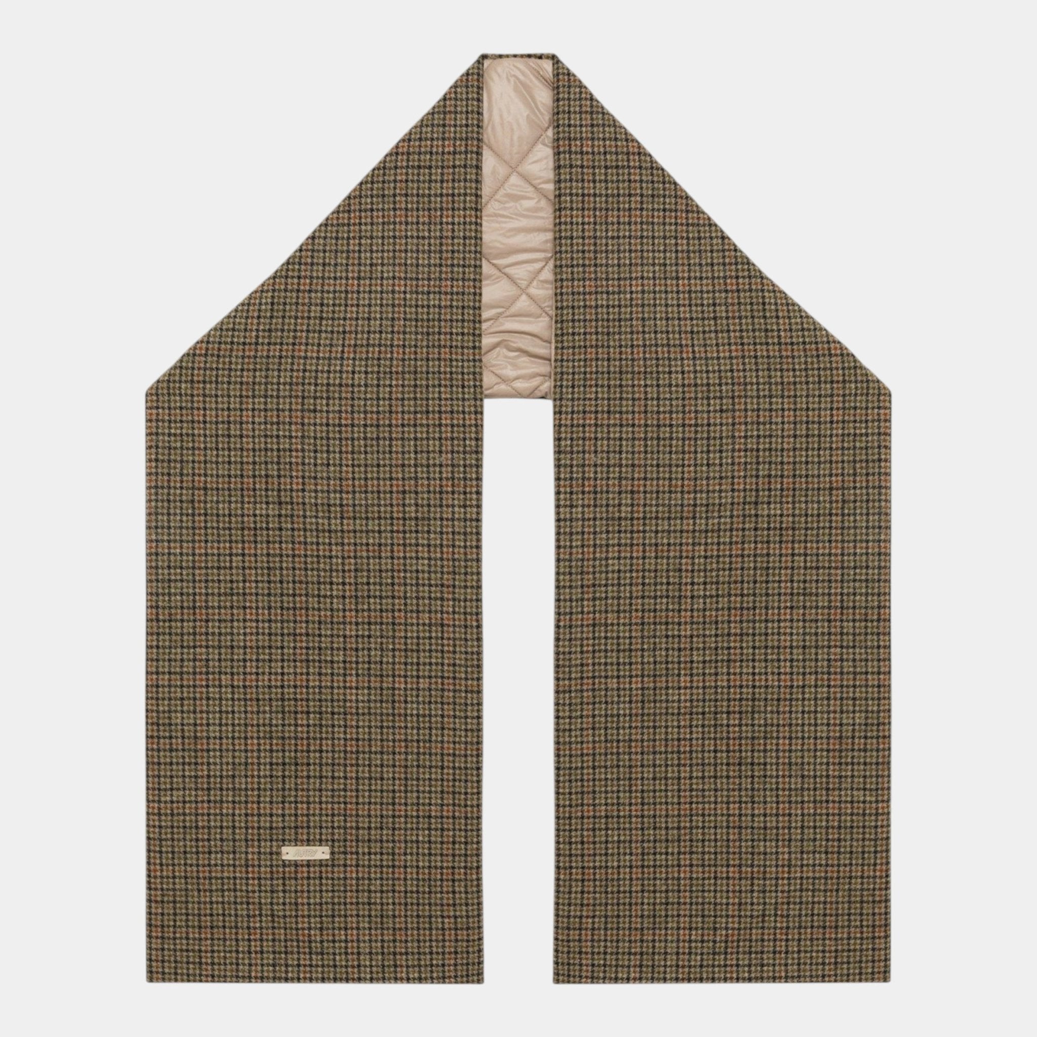AUTRY Autry Sciarpa trapuntata Check - Marrone - Hubert Humangoods