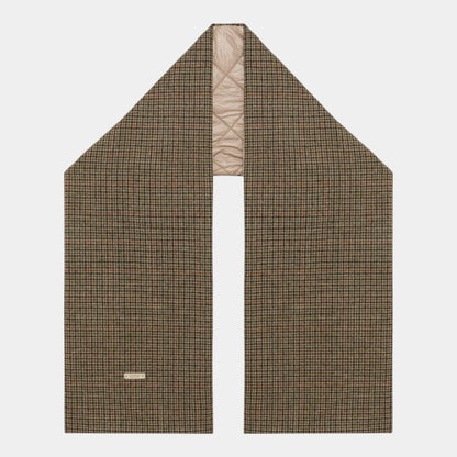 AUTRY Autry Sciarpa trapuntata Check - Marrone - Hubert Humangoods